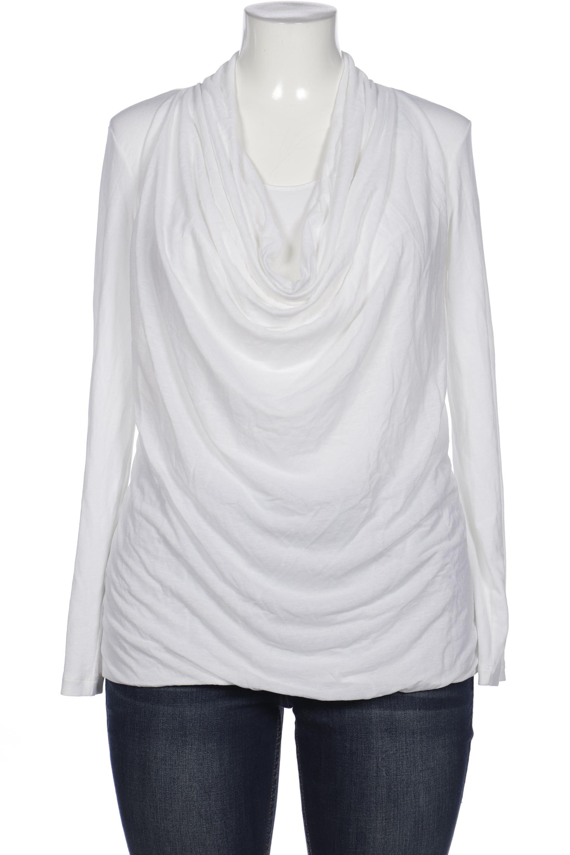 

Marc Cain Damen Langarmshirt, weiß, Gr. 44