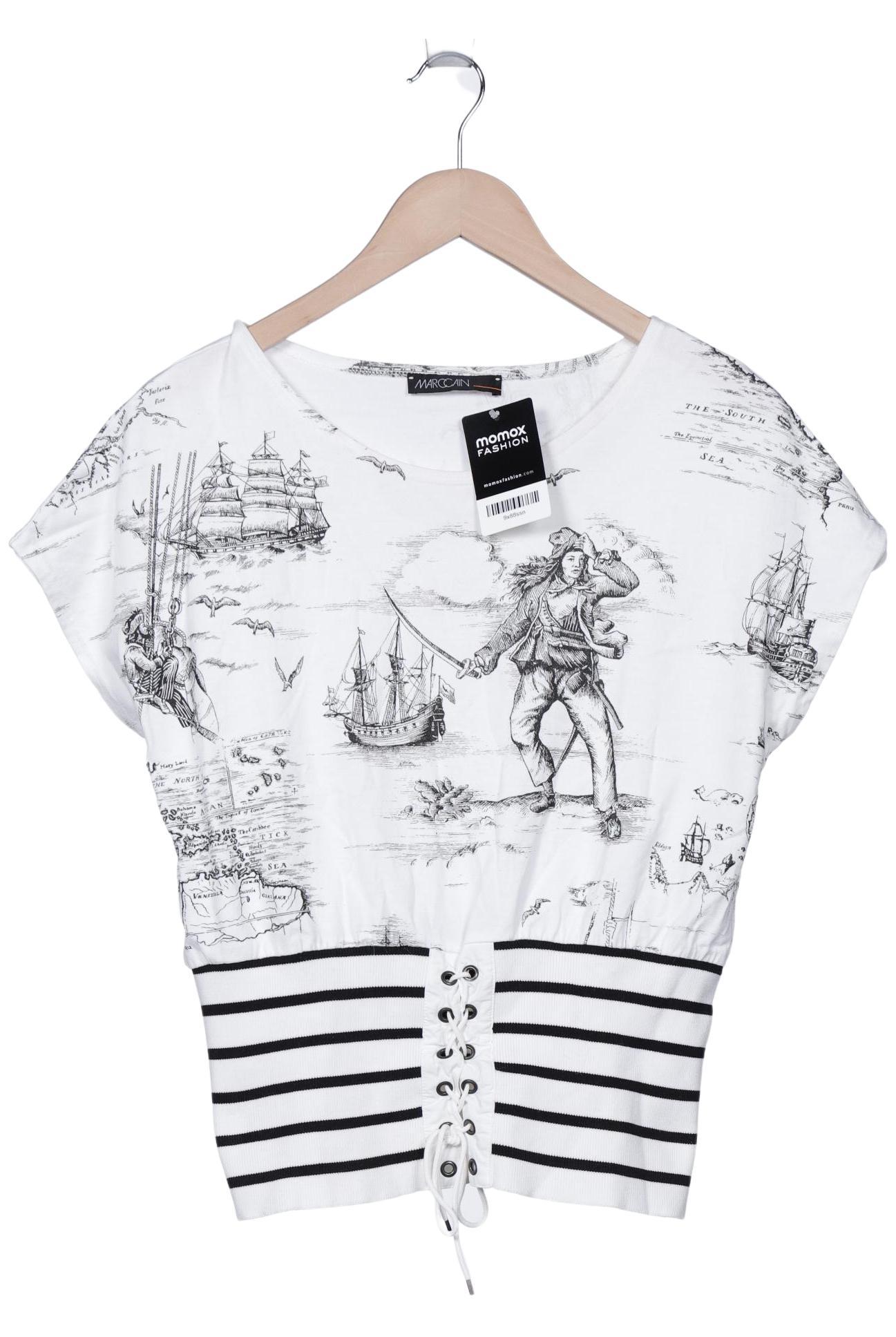 

Marc Cain Damen T-Shirt, weiß, Gr. 42
