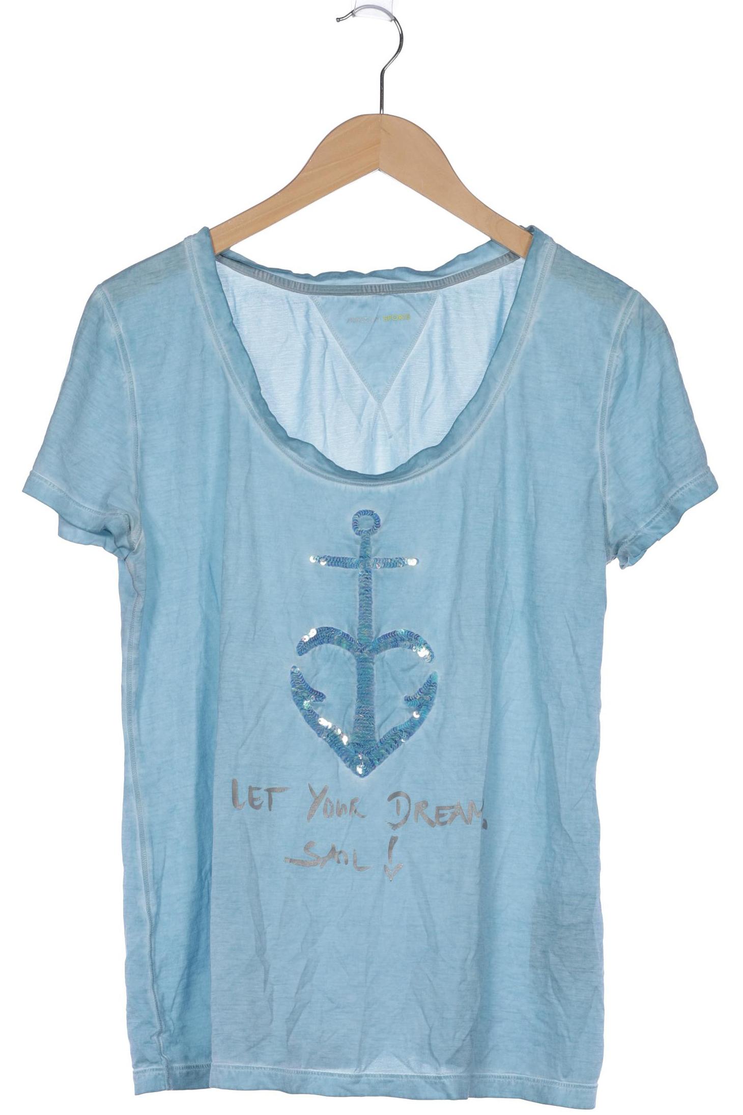 

Marc Cain Damen T-Shirt, blau, Gr. 42