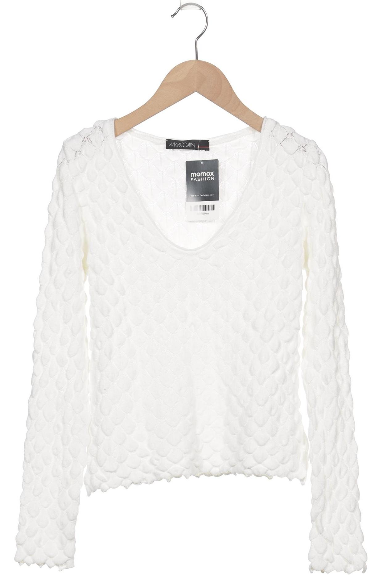 

Marc Cain Damen Pullover, weiß, Gr. 36