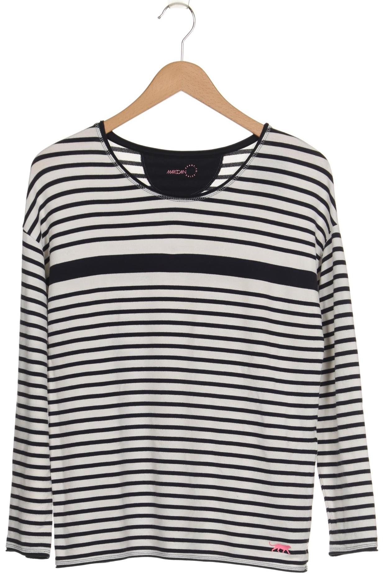 

Marc Cain Damen Langarmshirt, weiß, Gr. 40