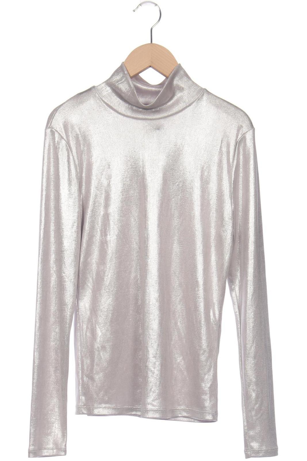 

Marc Cain Damen Langarmshirt, silber, Gr. 36