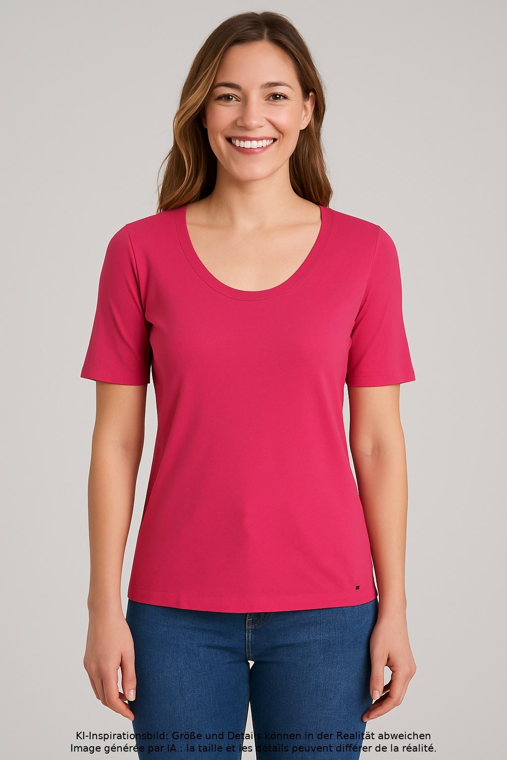 

Marc Cain Damen T-Shirt, pink, Gr. 46