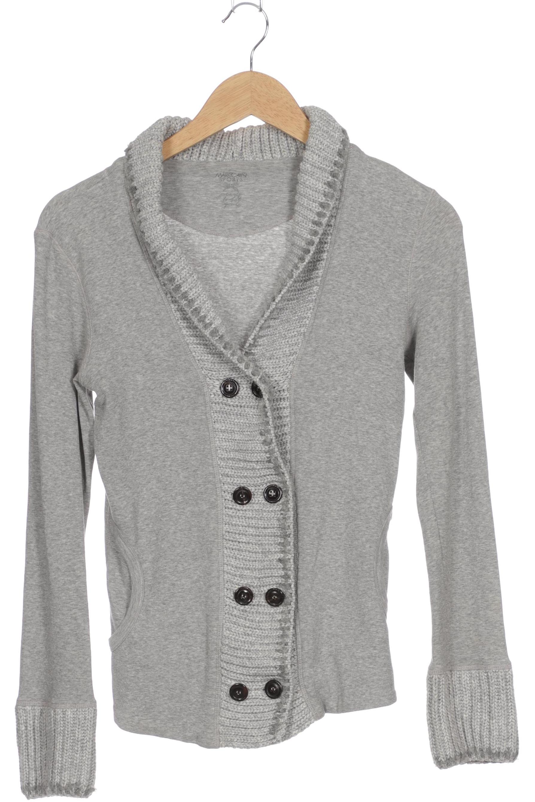 

Marc Cain Damen Strickjacke, grau, Gr. 34