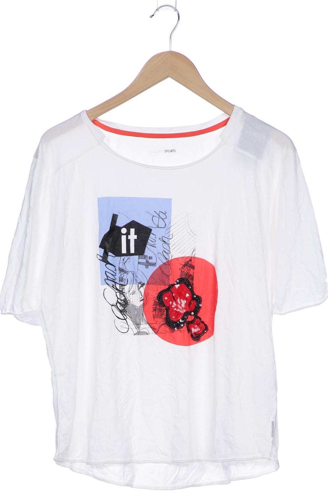 

Marc Cain Damen T-Shirt, weiß, Gr. 40