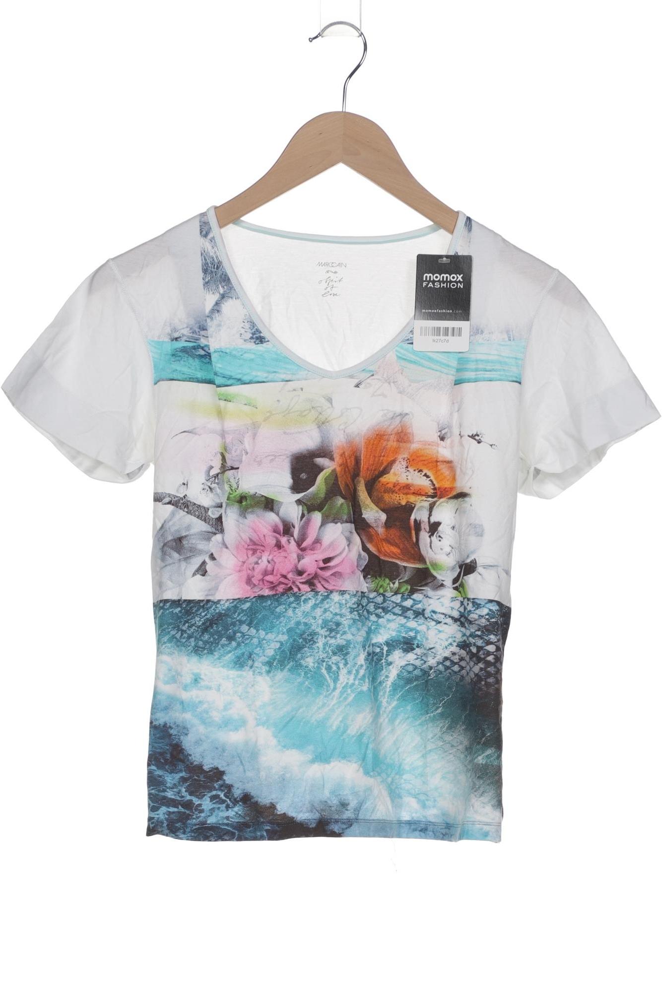 

Marc Cain Damen T-Shirt, blau, Gr. 34