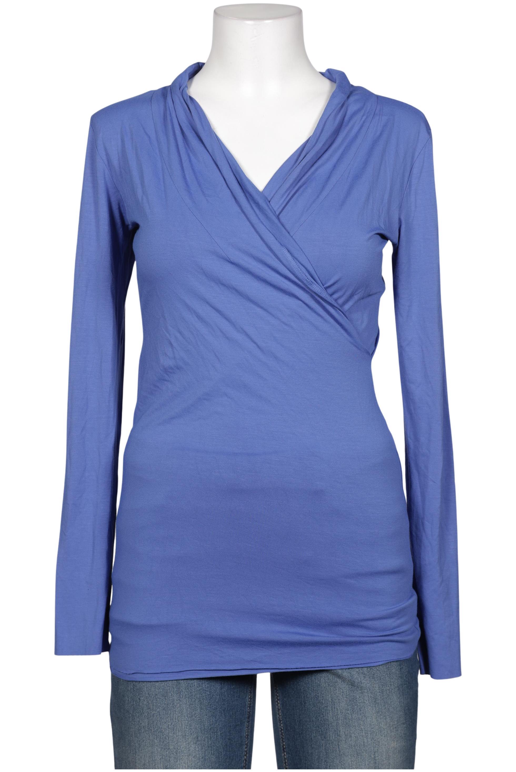 

Marc Cain Damen Langarmshirt, blau, Gr. 38