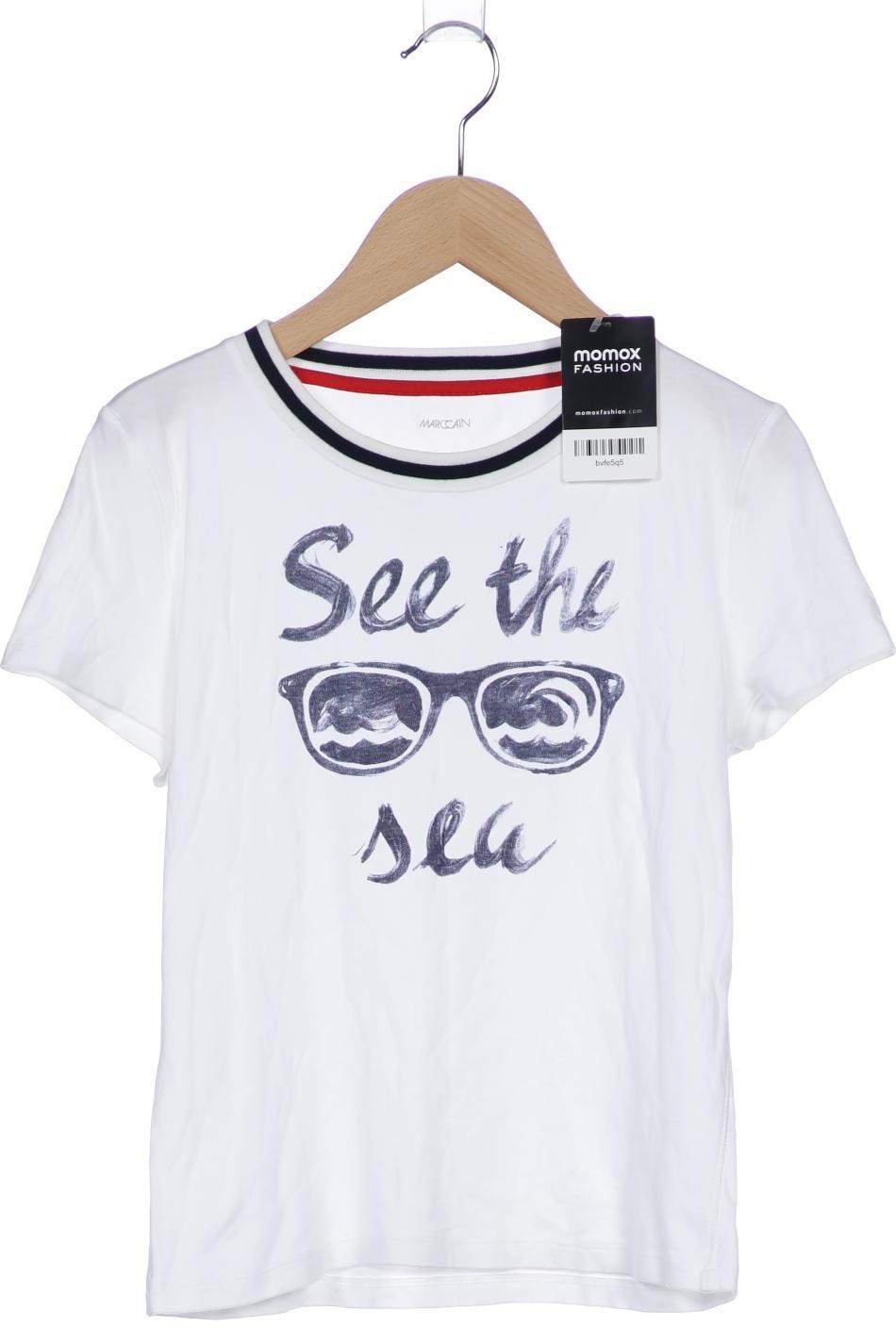 

Marc Cain Damen T-Shirt, weiß, Gr. 32