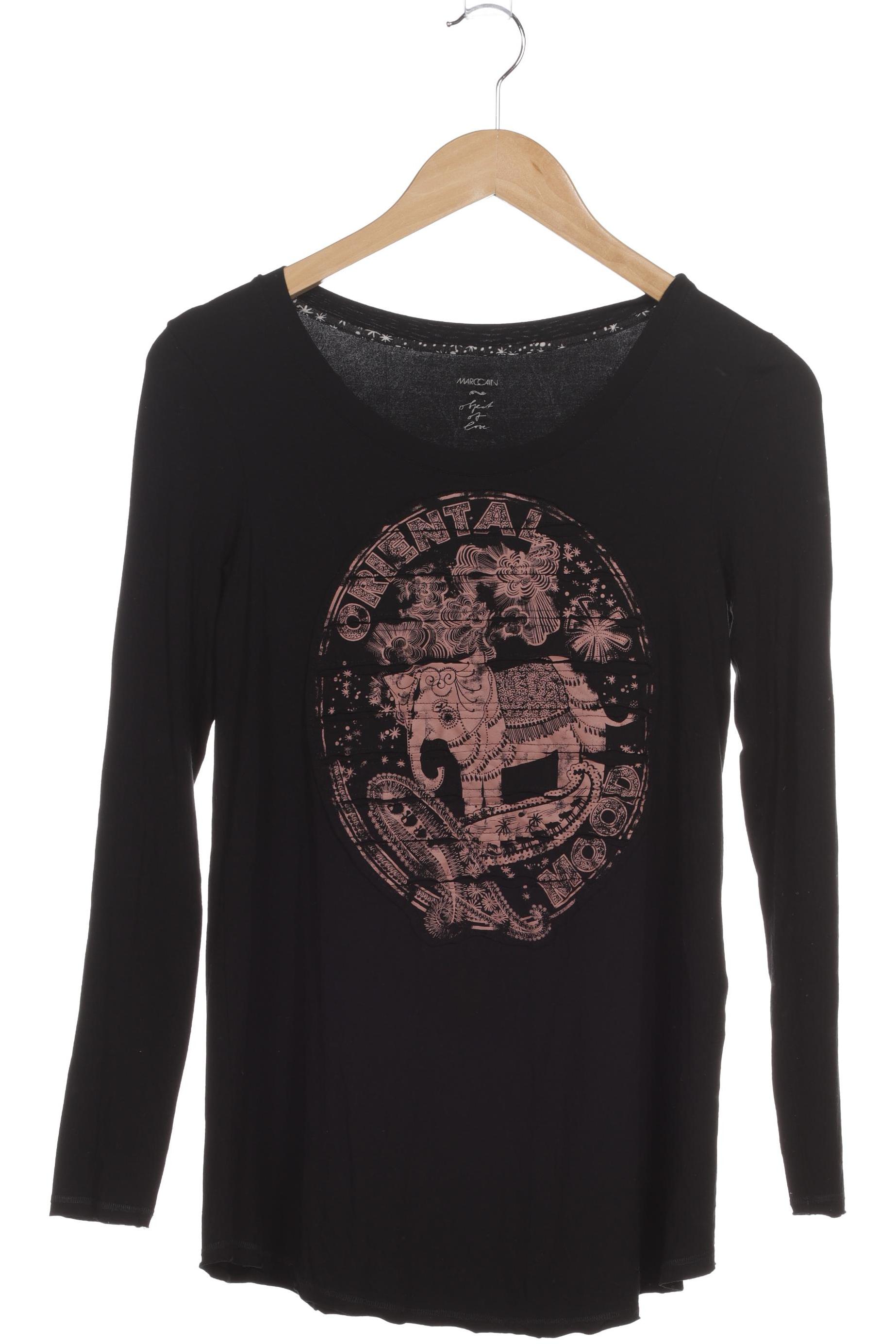 

Marc Cain Damen Langarmshirt, schwarz, Gr.