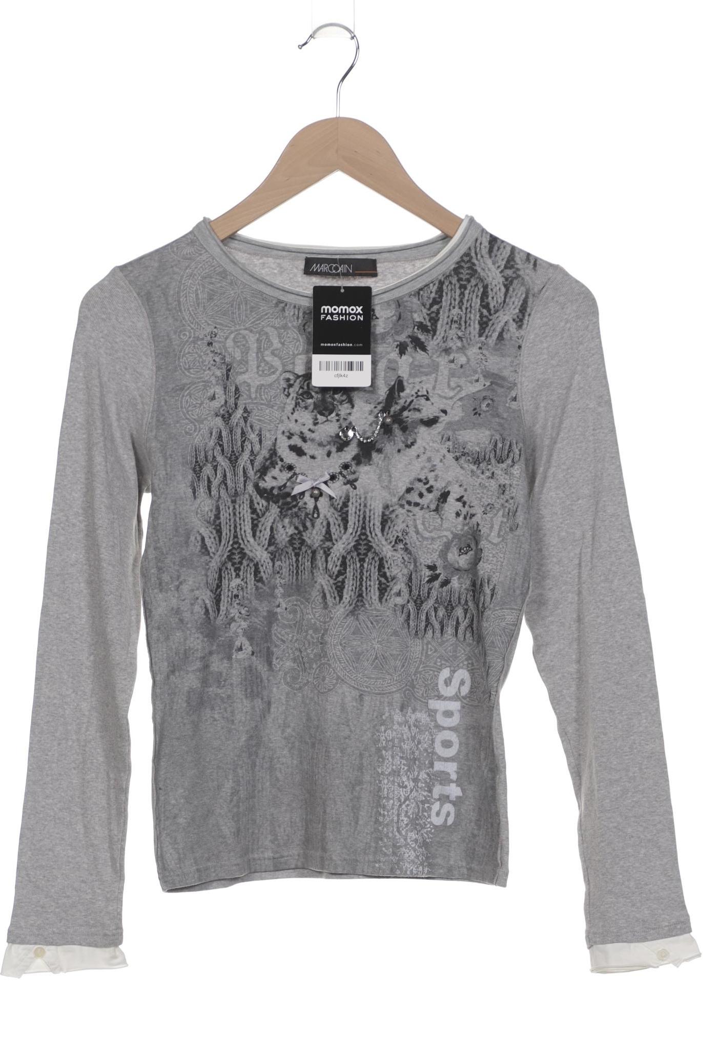 

Marc Cain Damen Langarmshirt, grau, Gr. 36