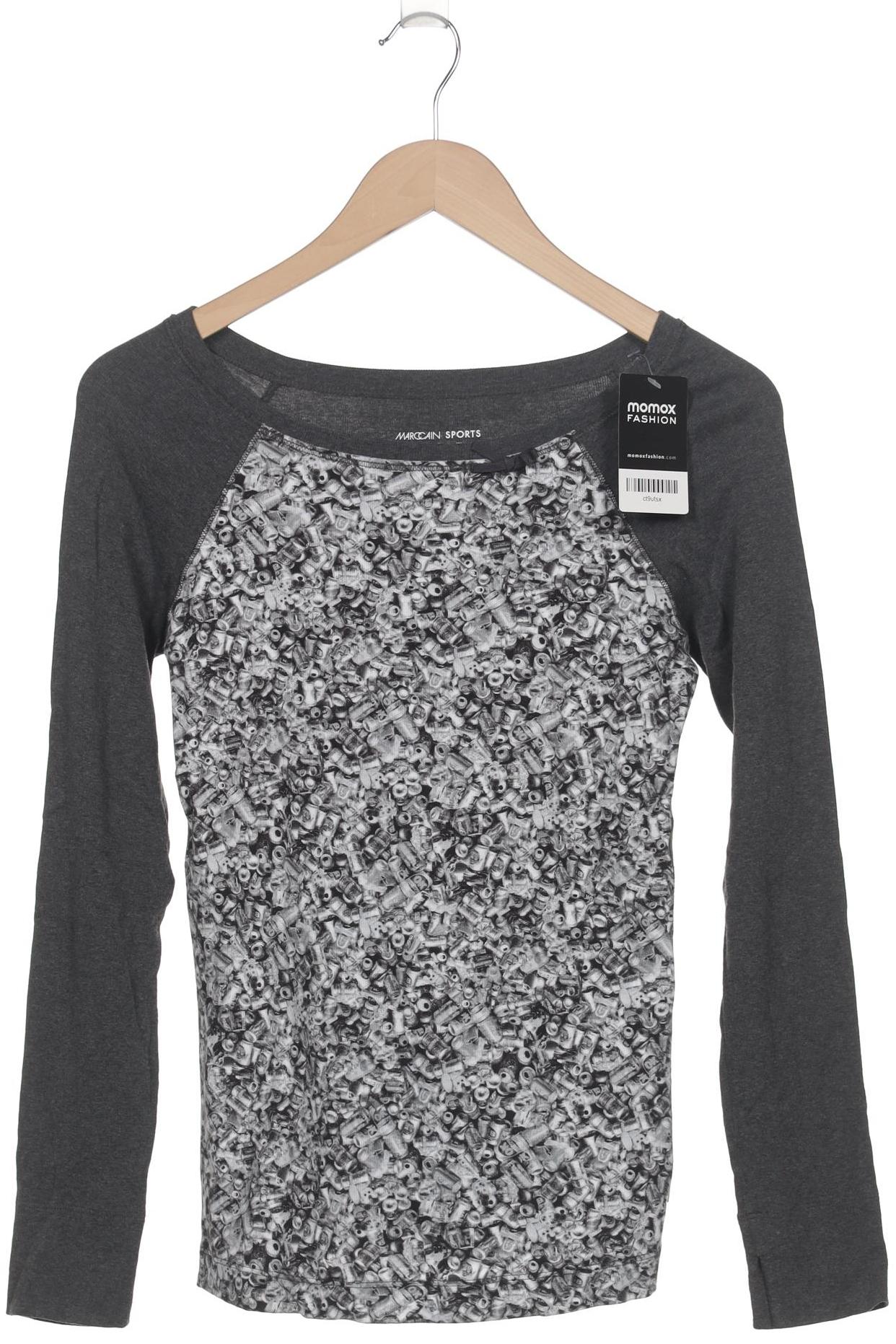 

Marc Cain Damen Langarmshirt, grau, Gr. 38