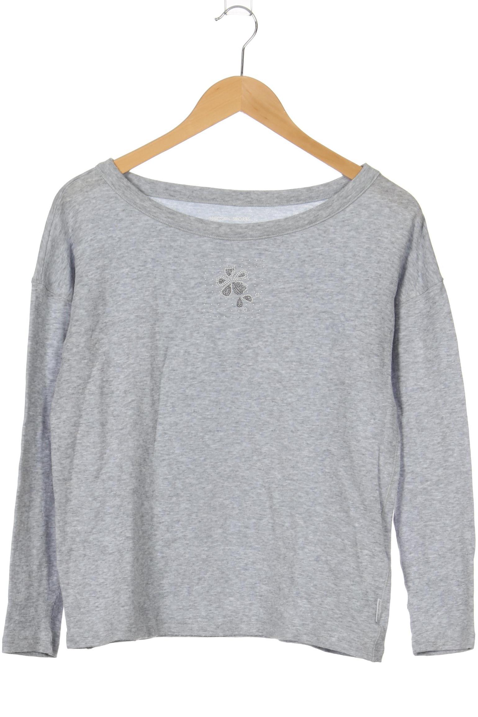

Marc Cain Damen Langarmshirt, grau, Gr. 38