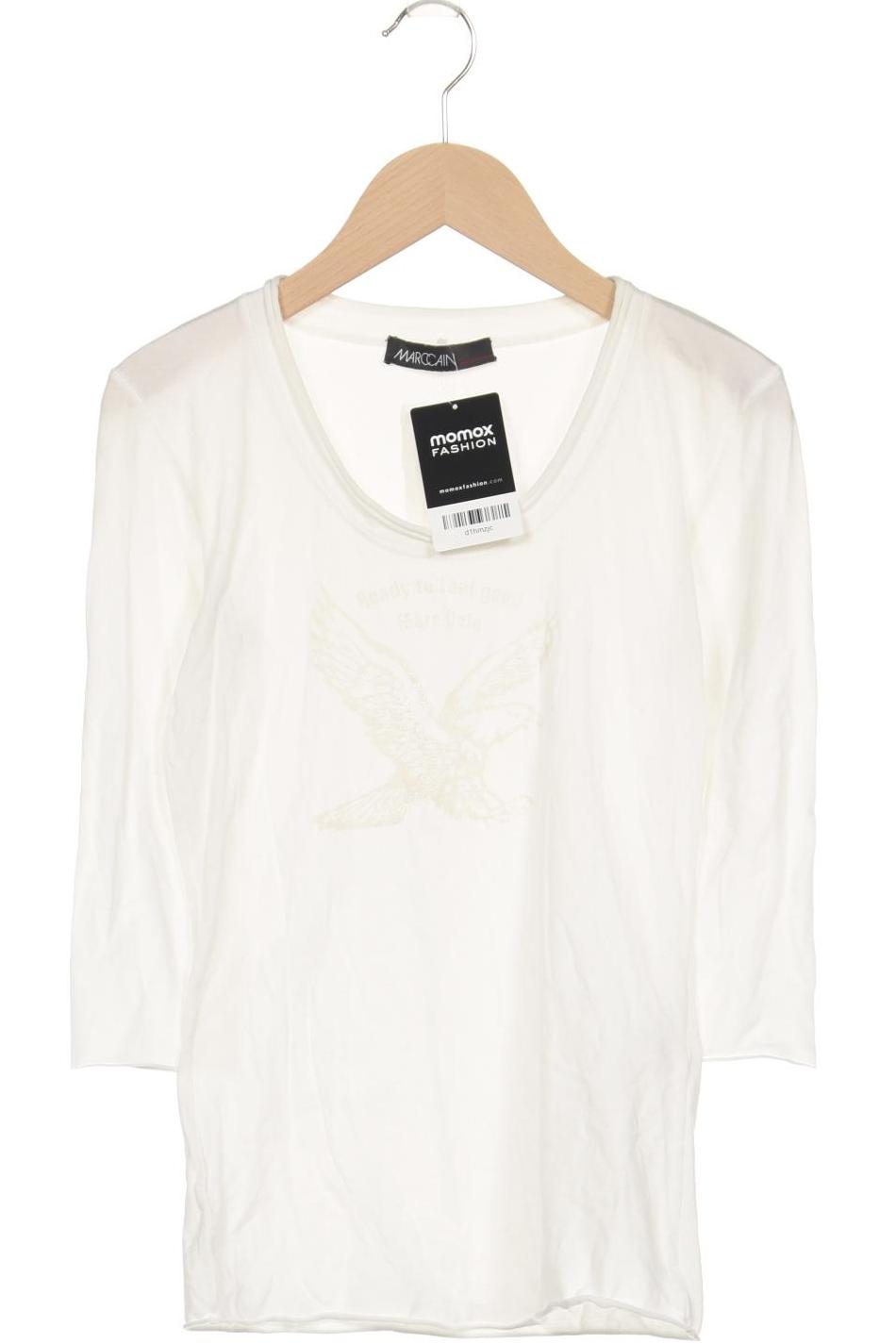

Marc Cain Damen Langarmshirt, weiß, Gr. 34