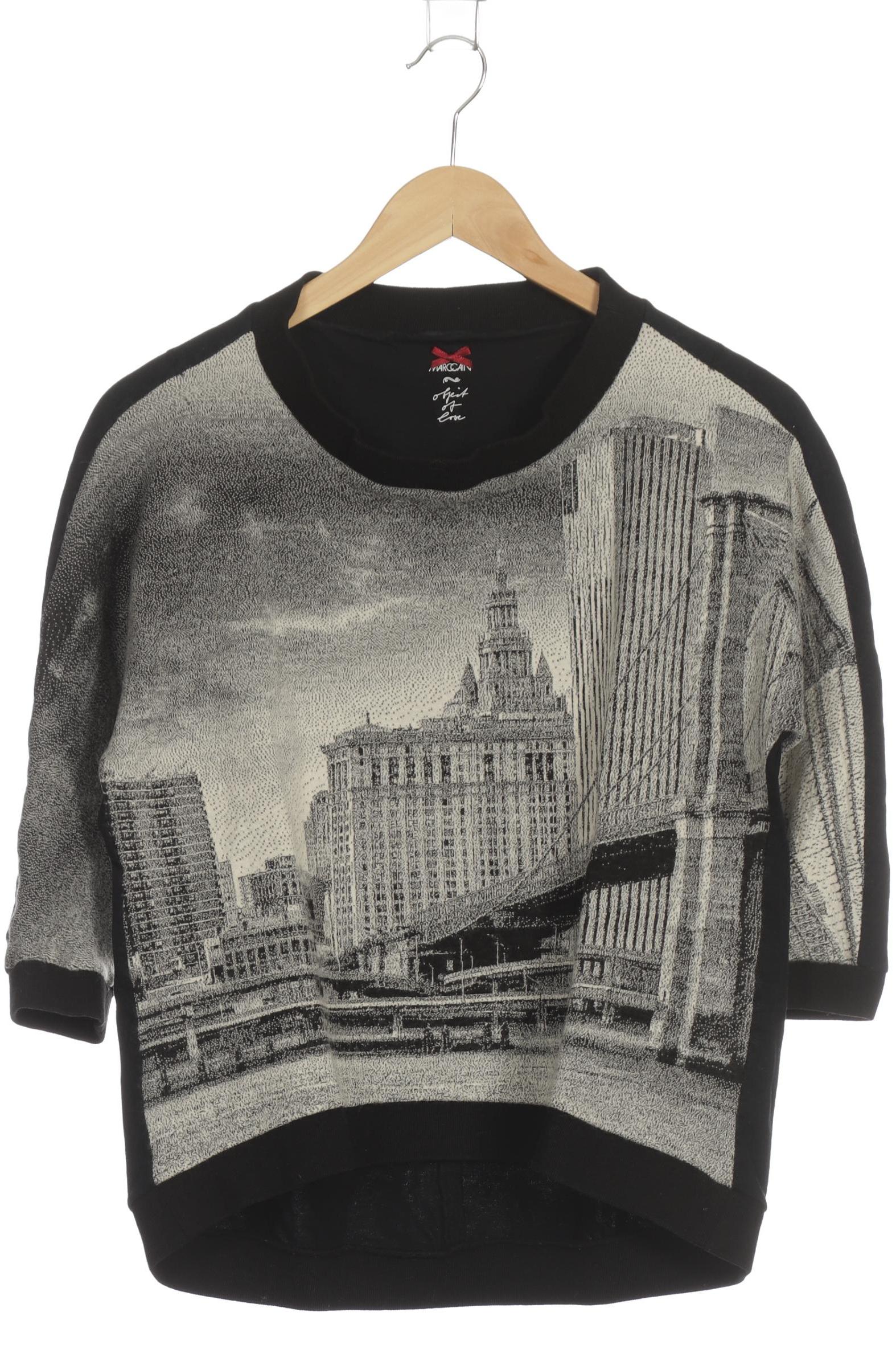 

Marc Cain Damen Sweatshirt, schwarz, Gr.