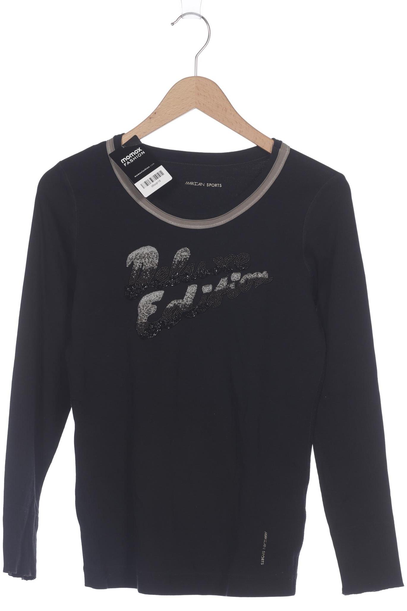 

Marc Cain Damen Langarmshirt, schwarz, Gr. 38