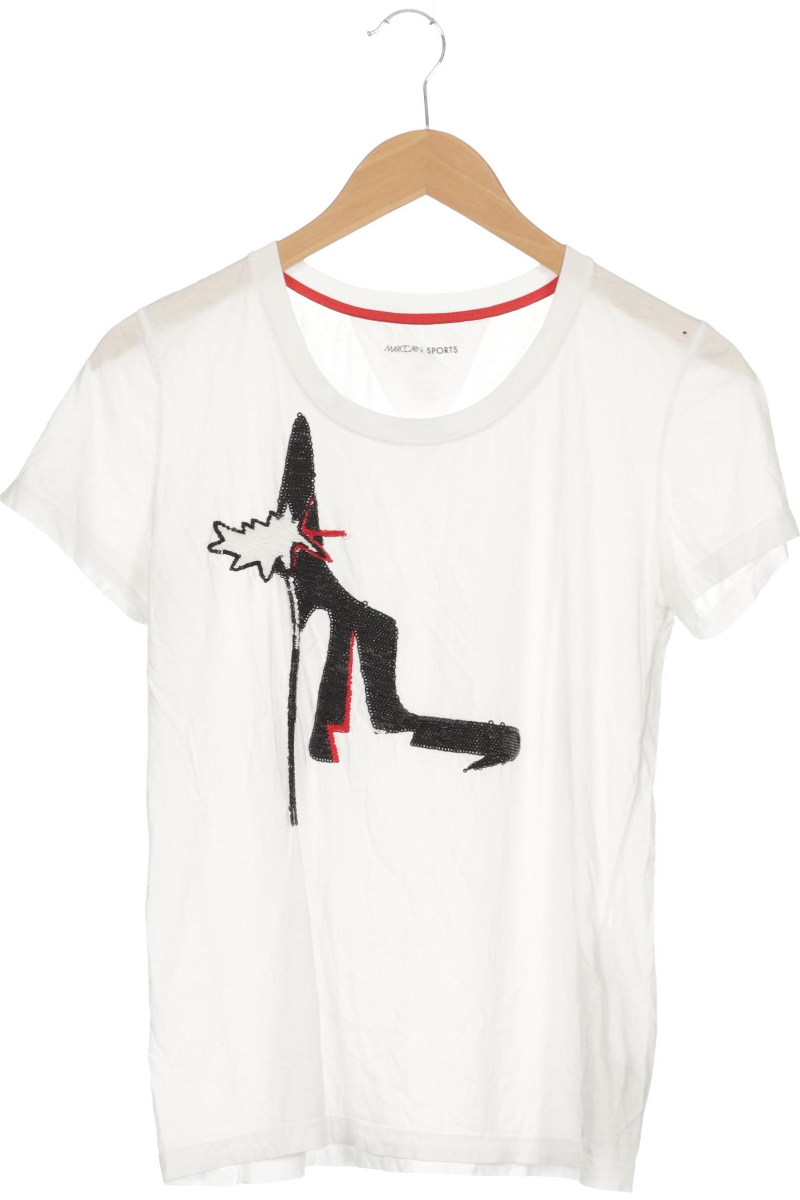 

Marc Cain Damen T-Shirt, weiß, Gr. 36