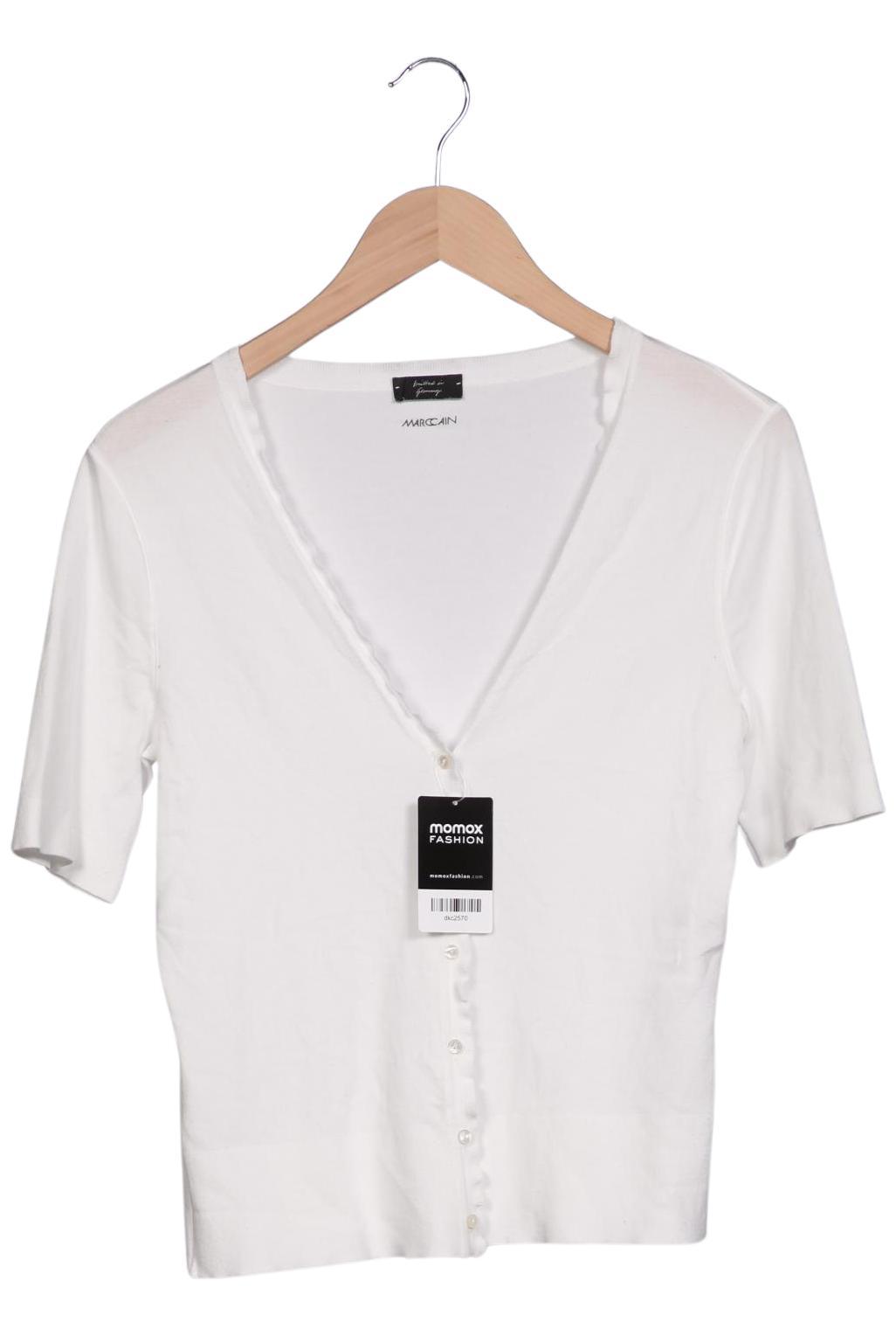 

Marc Cain Damen Strickjacke, weiß, Gr. 36