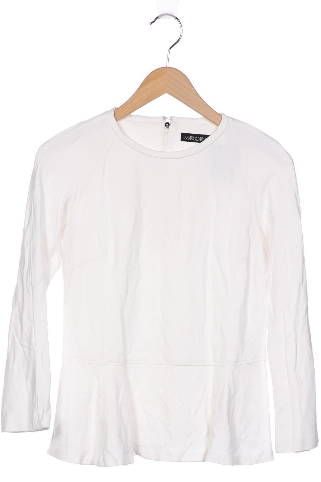 

Marc Cain Damen Langarmshirt, weiß, Gr. 36