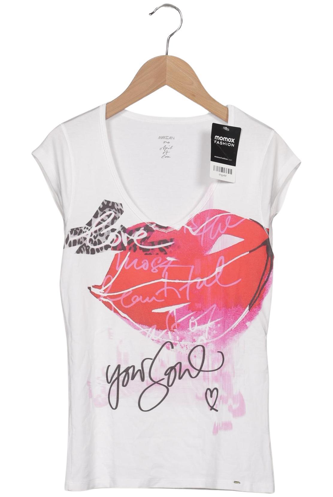 

Marc Cain Damen T-Shirt, weiß, Gr. 34