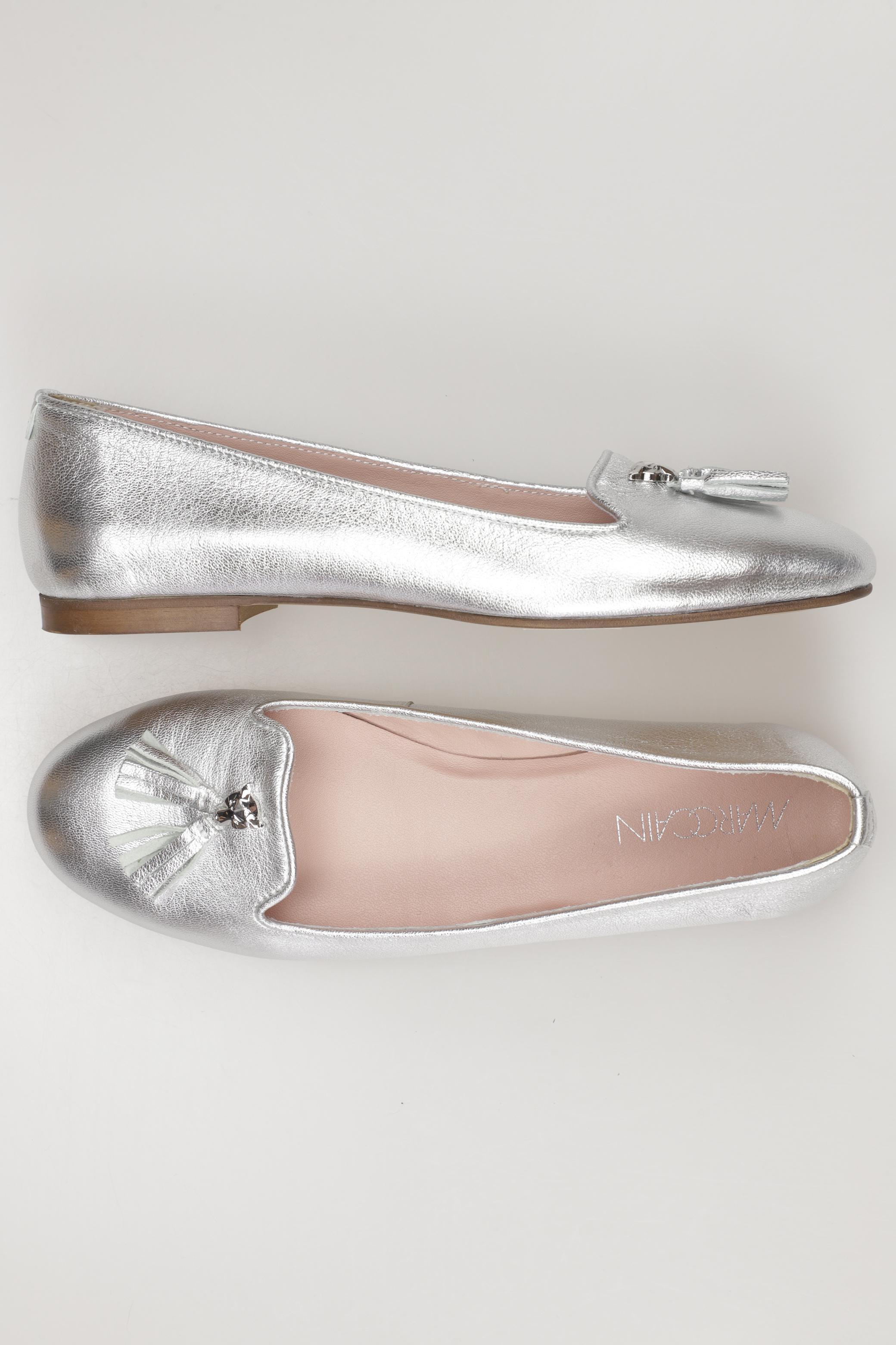 

Marc Cain Damen Ballerinas, silber, Gr. 39