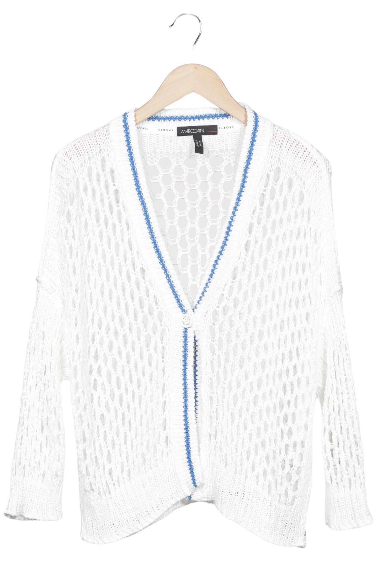 

Marc Cain Damen Strickjacke, weiß, Gr. 42
