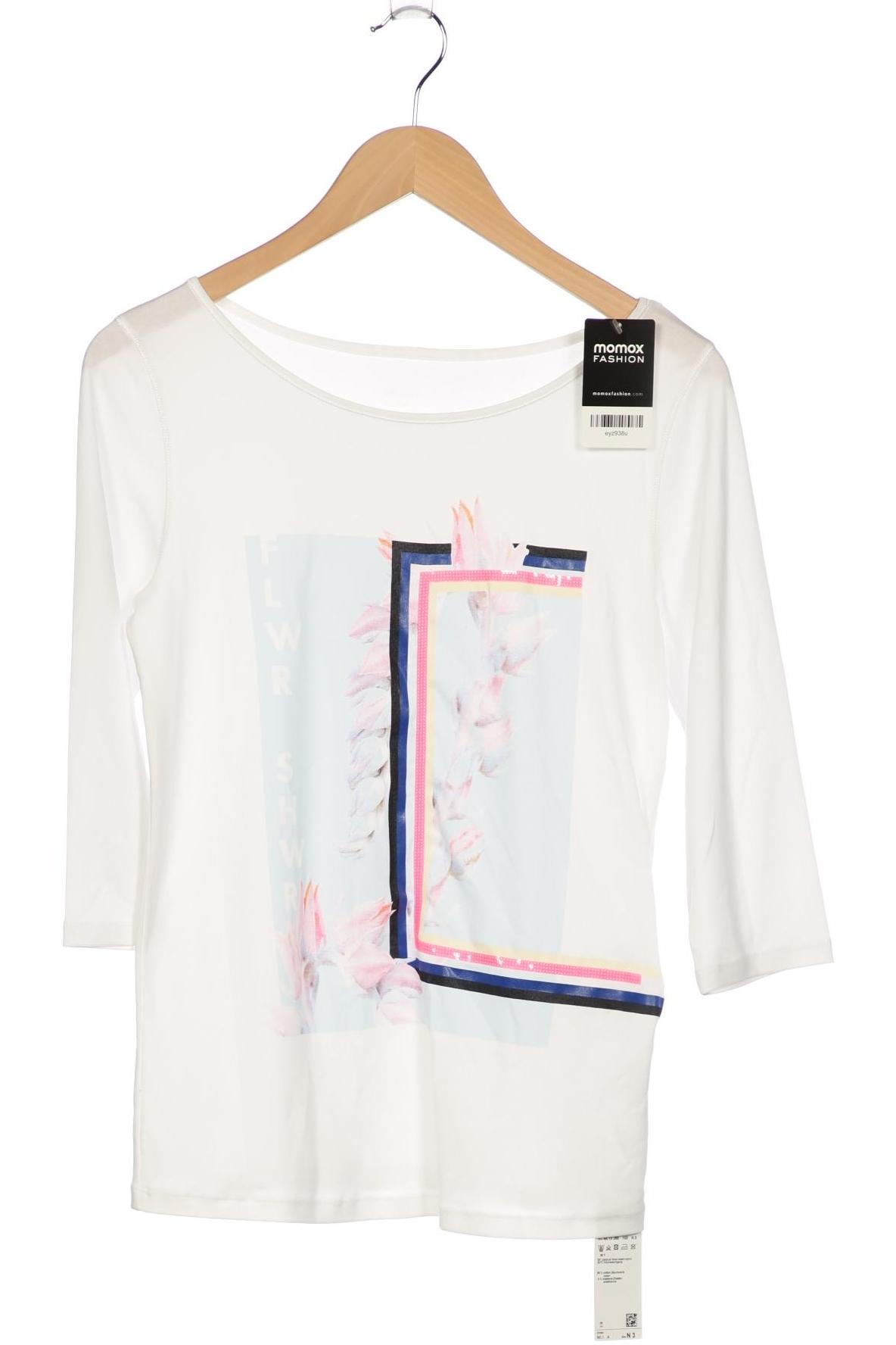 

Marc Cain Damen Langarmshirt, weiß, Gr. 38