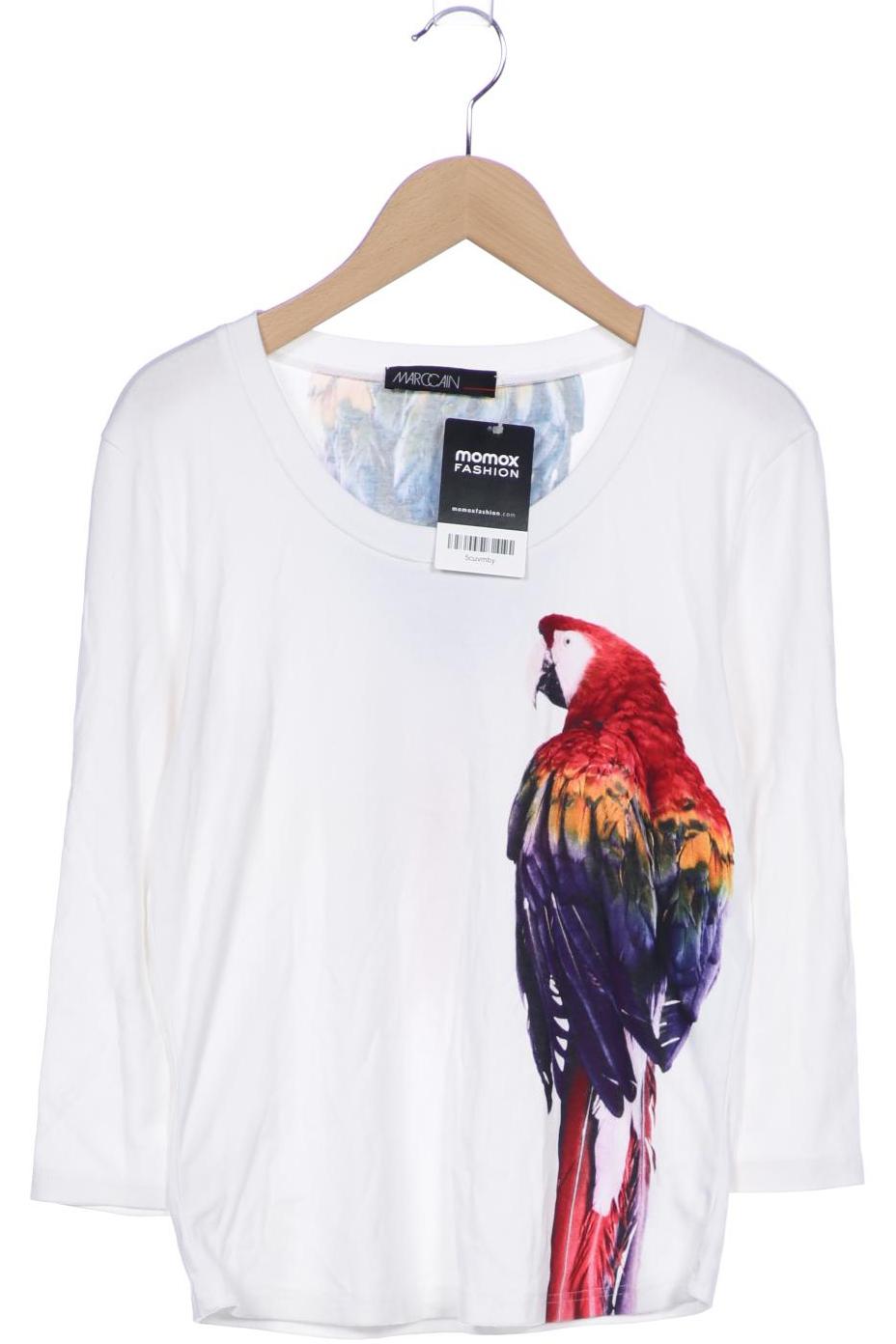 

Marc Cain Damen Langarmshirt, weiß, Gr. 38