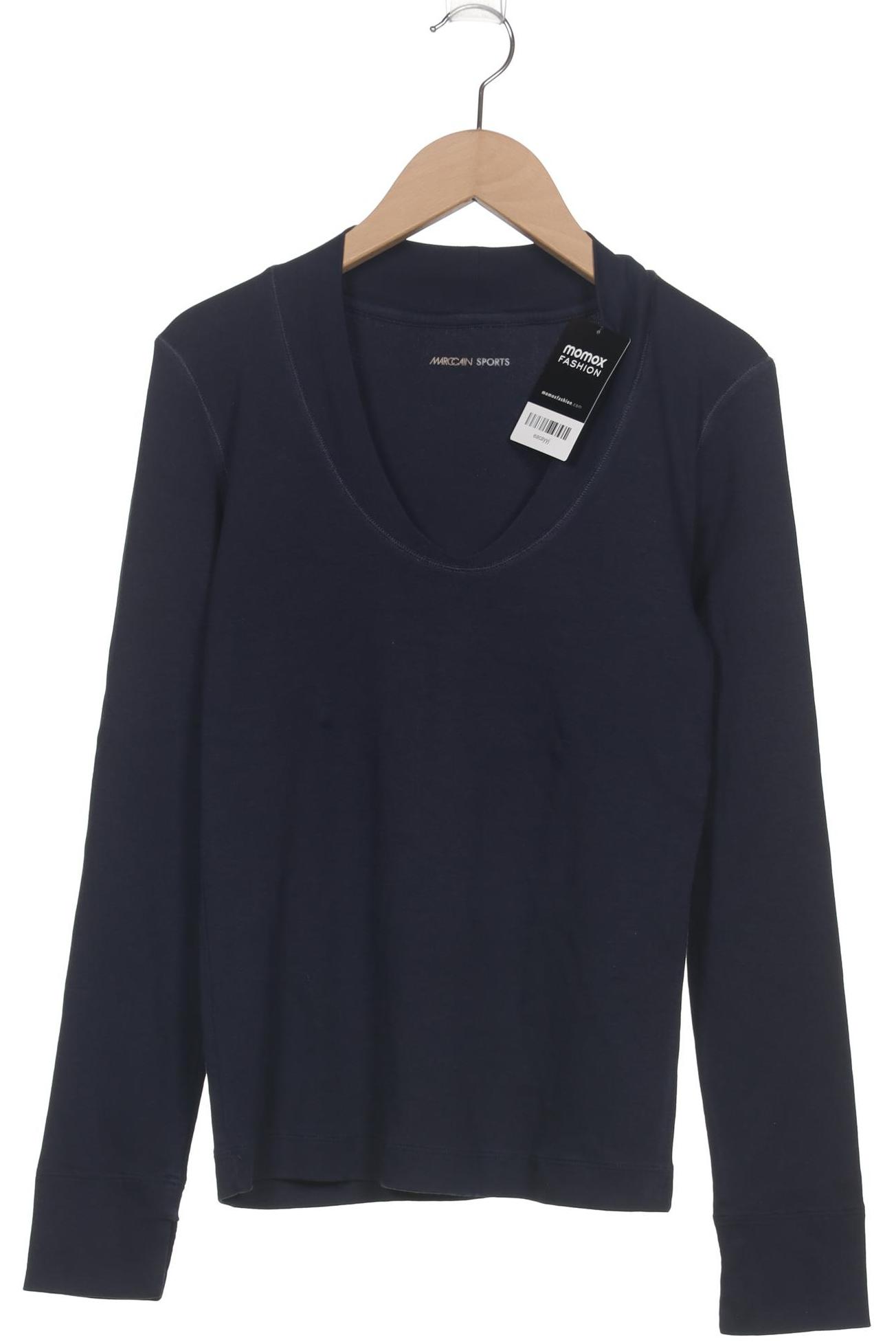 

Marc Cain Damen Langarmshirt, marineblau, Gr. 38