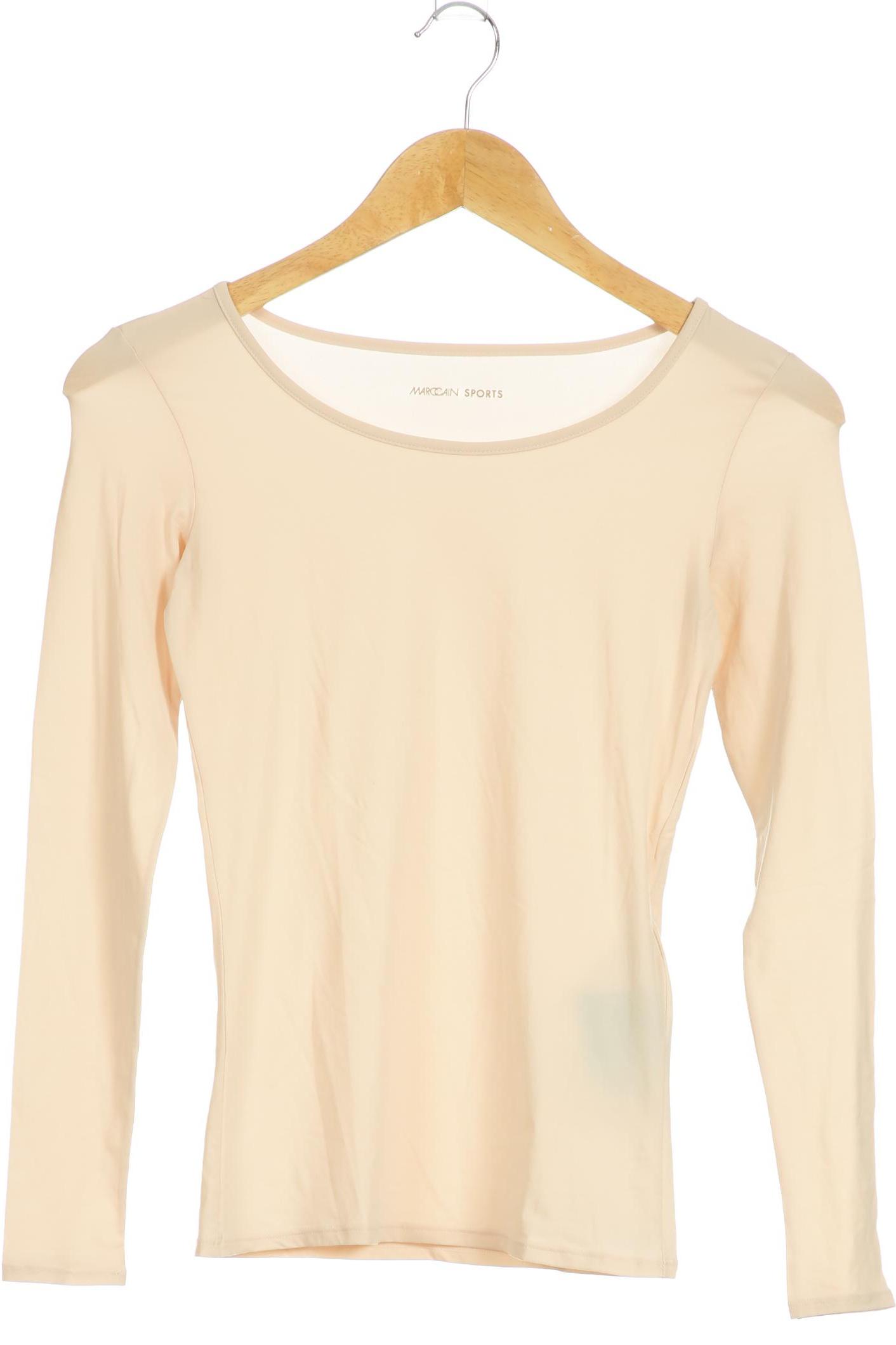 

Marc Cain Damen Langarmshirt, beige, Gr. 34