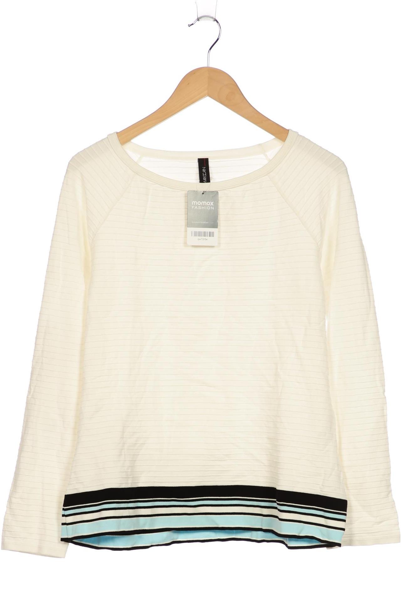 

Marc Cain Damen Langarmshirt, weiß, Gr. 46