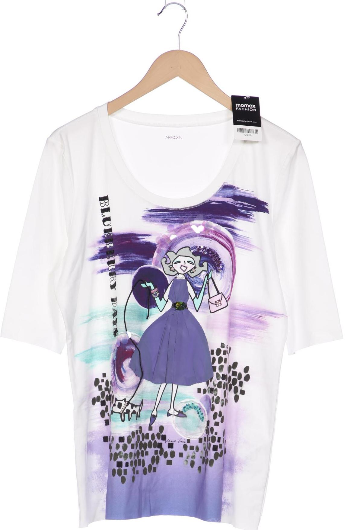 

Marc Cain Damen T-Shirt, weiß, Gr. 44