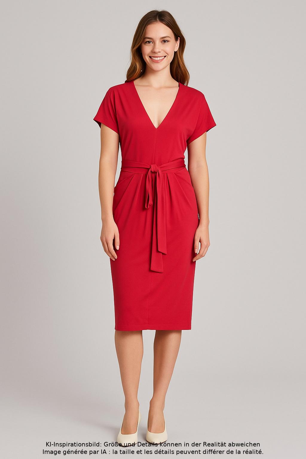 

Marc Cain Damen Kleid, rot, Gr. 42