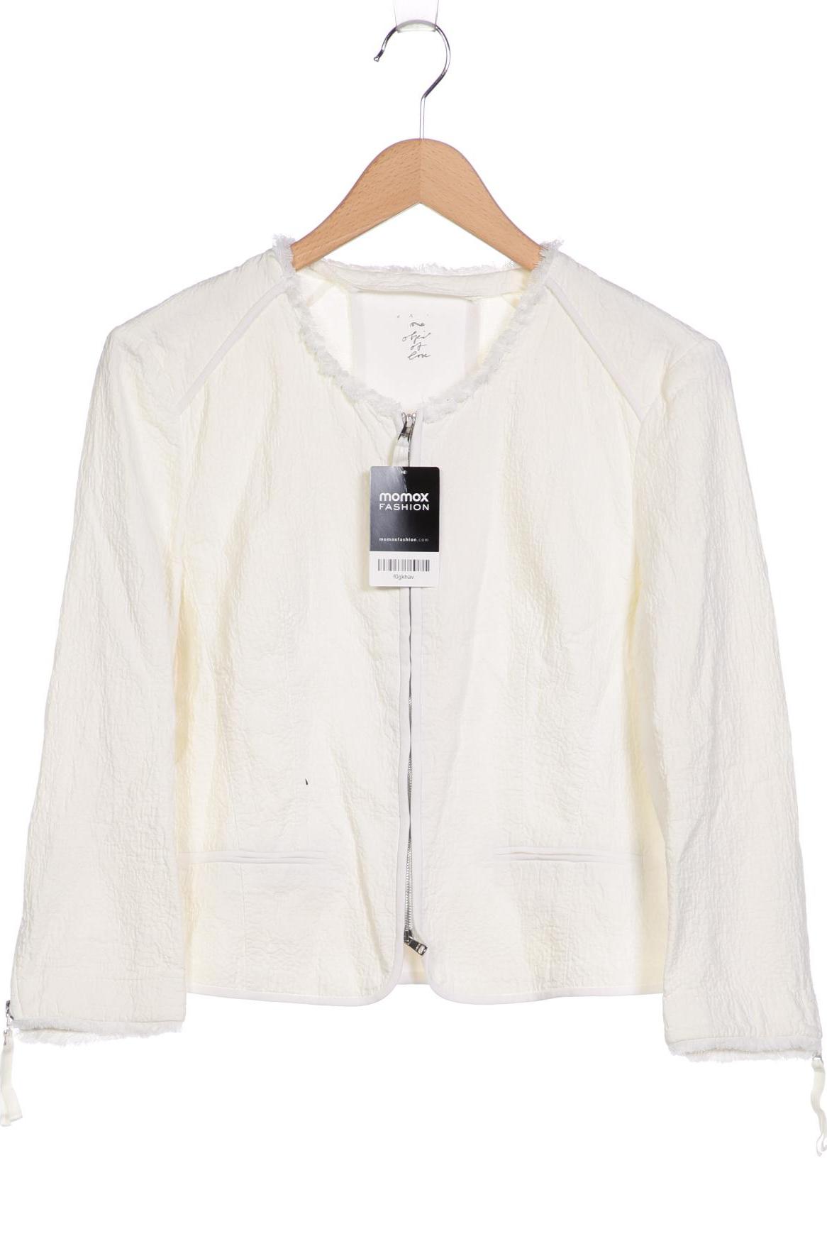 

Marc Cain Damen Jacke, cremeweiß, Gr. 40