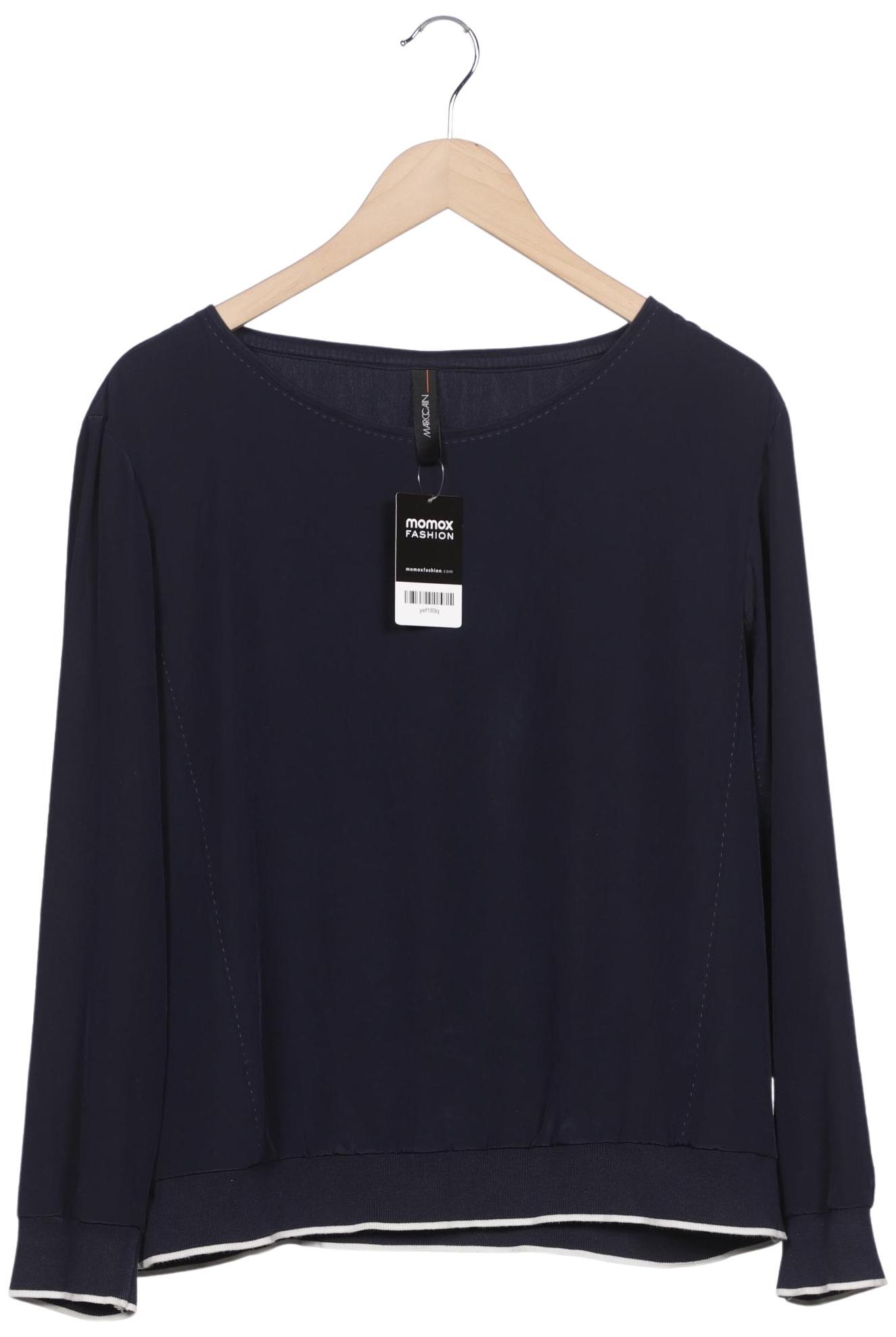 

Marc Cain Damen Langarmshirt, marineblau, Gr. 40