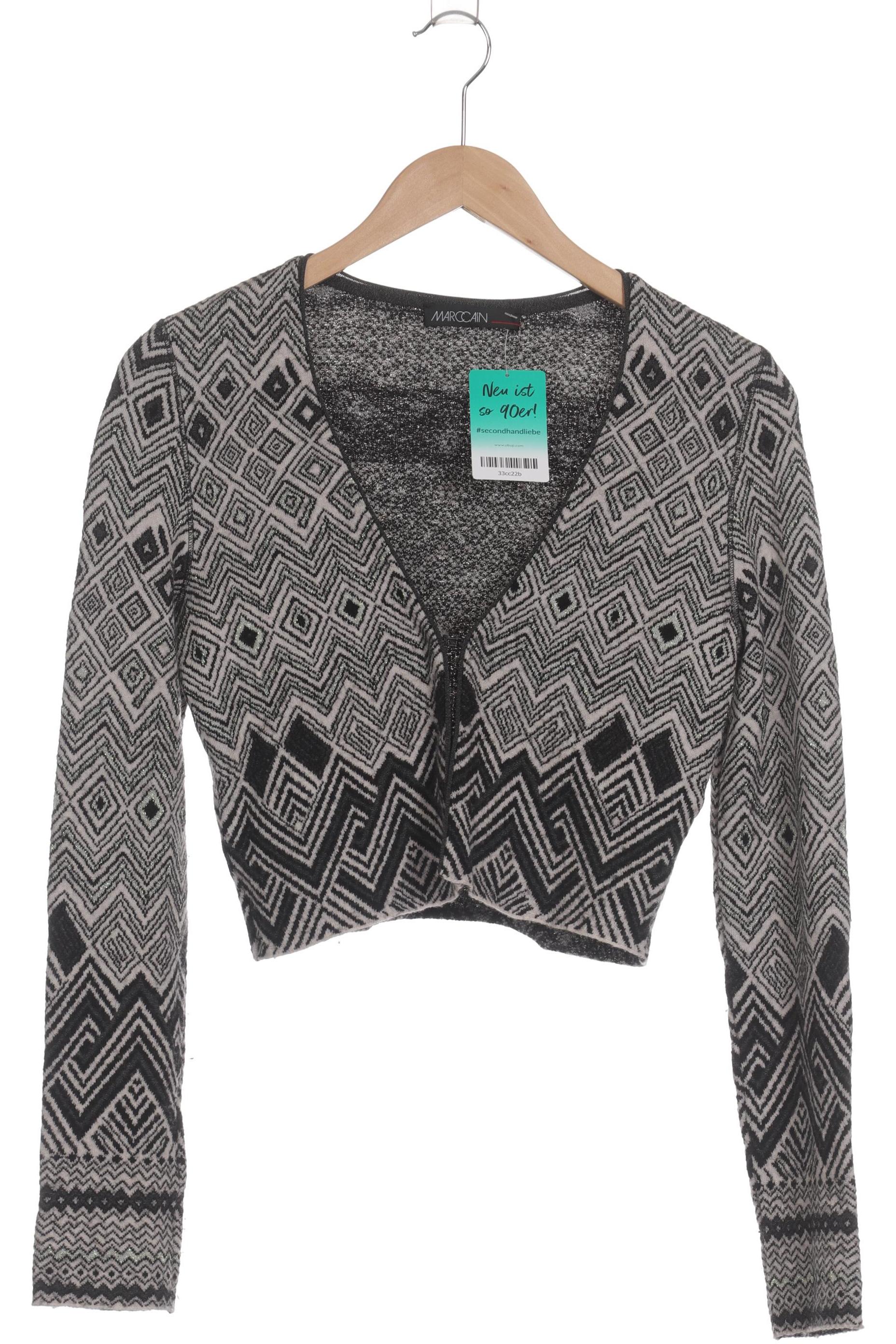 

Marc Cain Damen Strickjacke, grau, Gr. 38