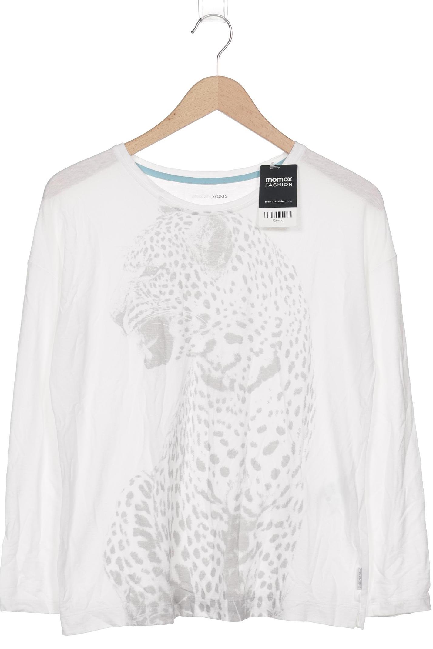 

Marc Cain Damen Langarmshirt, weiß, Gr. 38