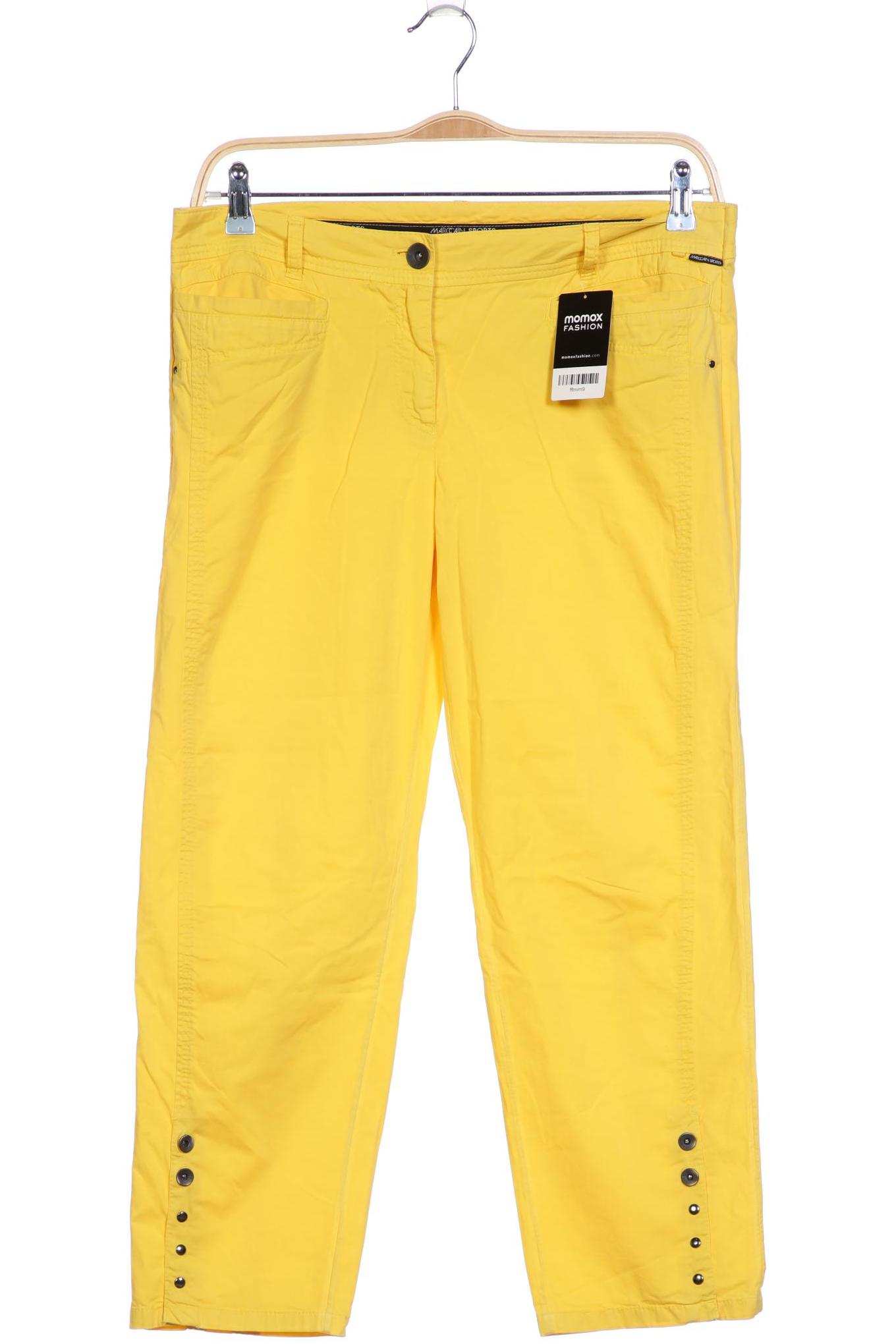 

Marc Cain Damen Stoffhose, gelb, Gr. 44