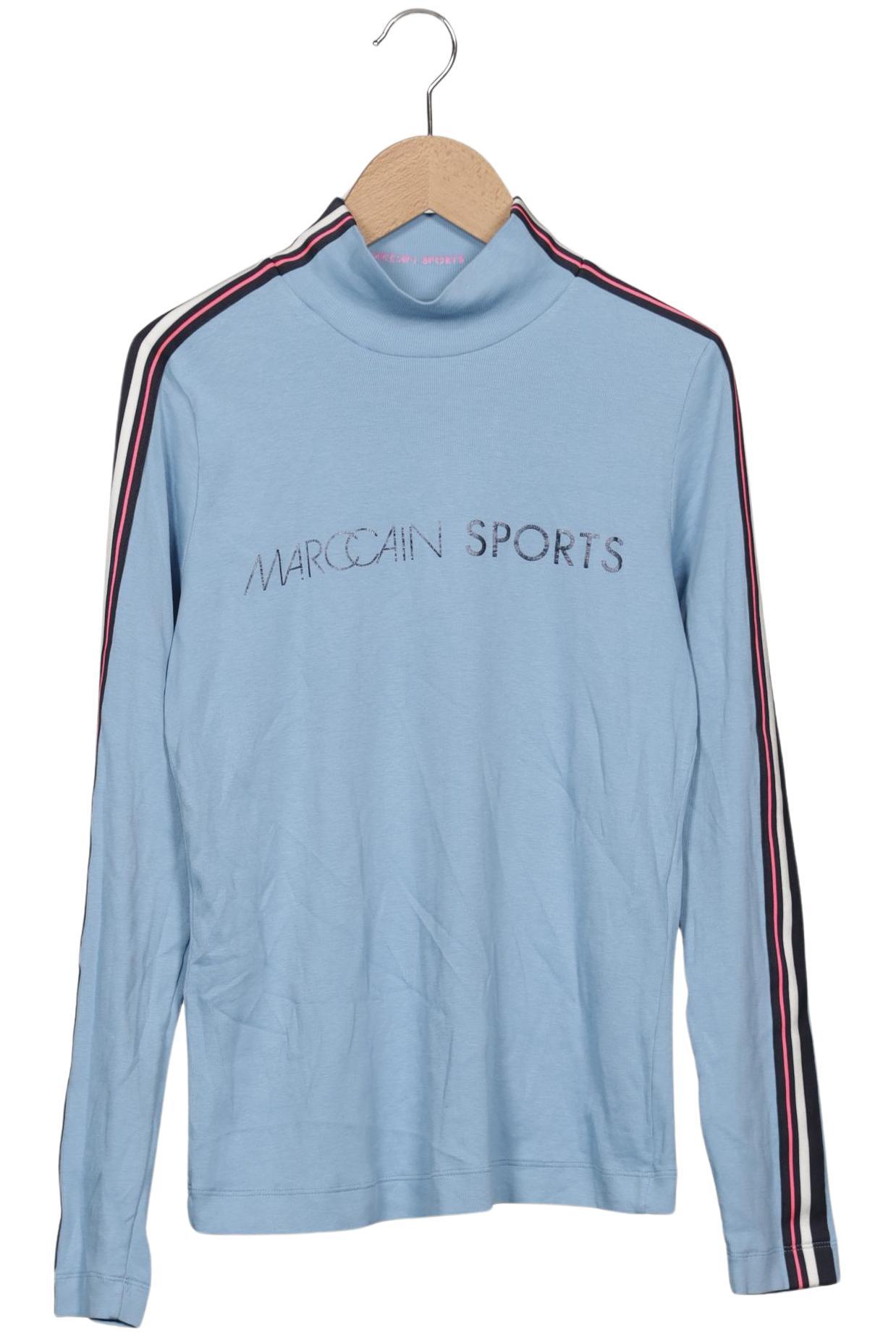 

Marc Cain Damen Langarmshirt, hellblau, Gr. 40