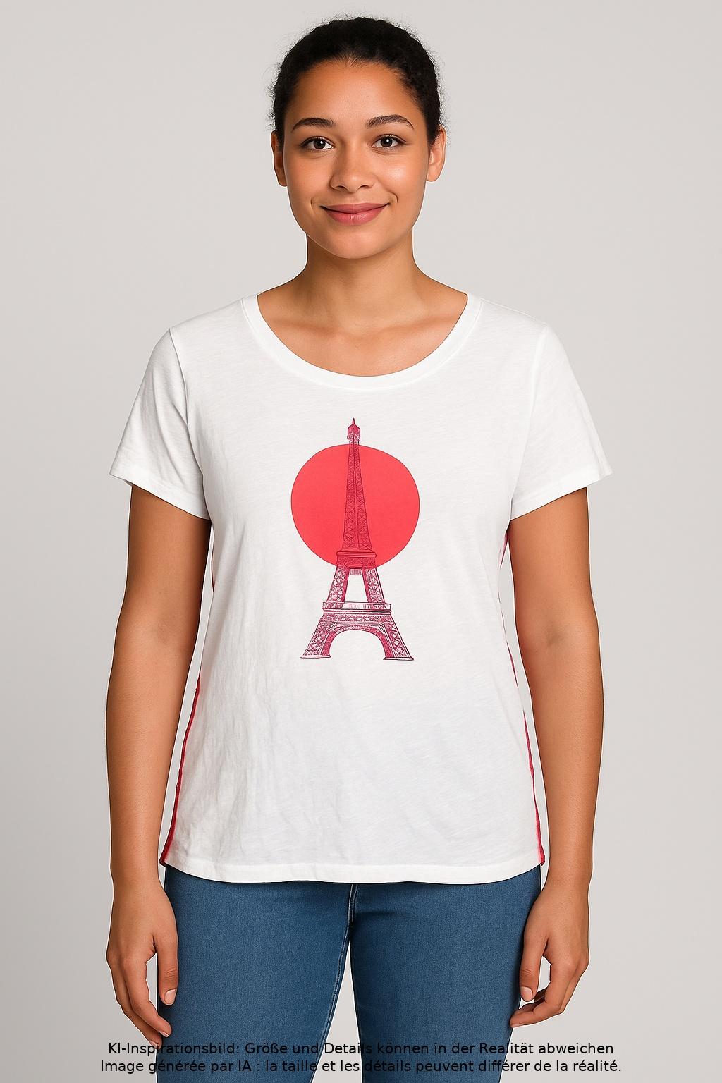 

Marc Cain Damen T-Shirt, weiß, Gr. 36