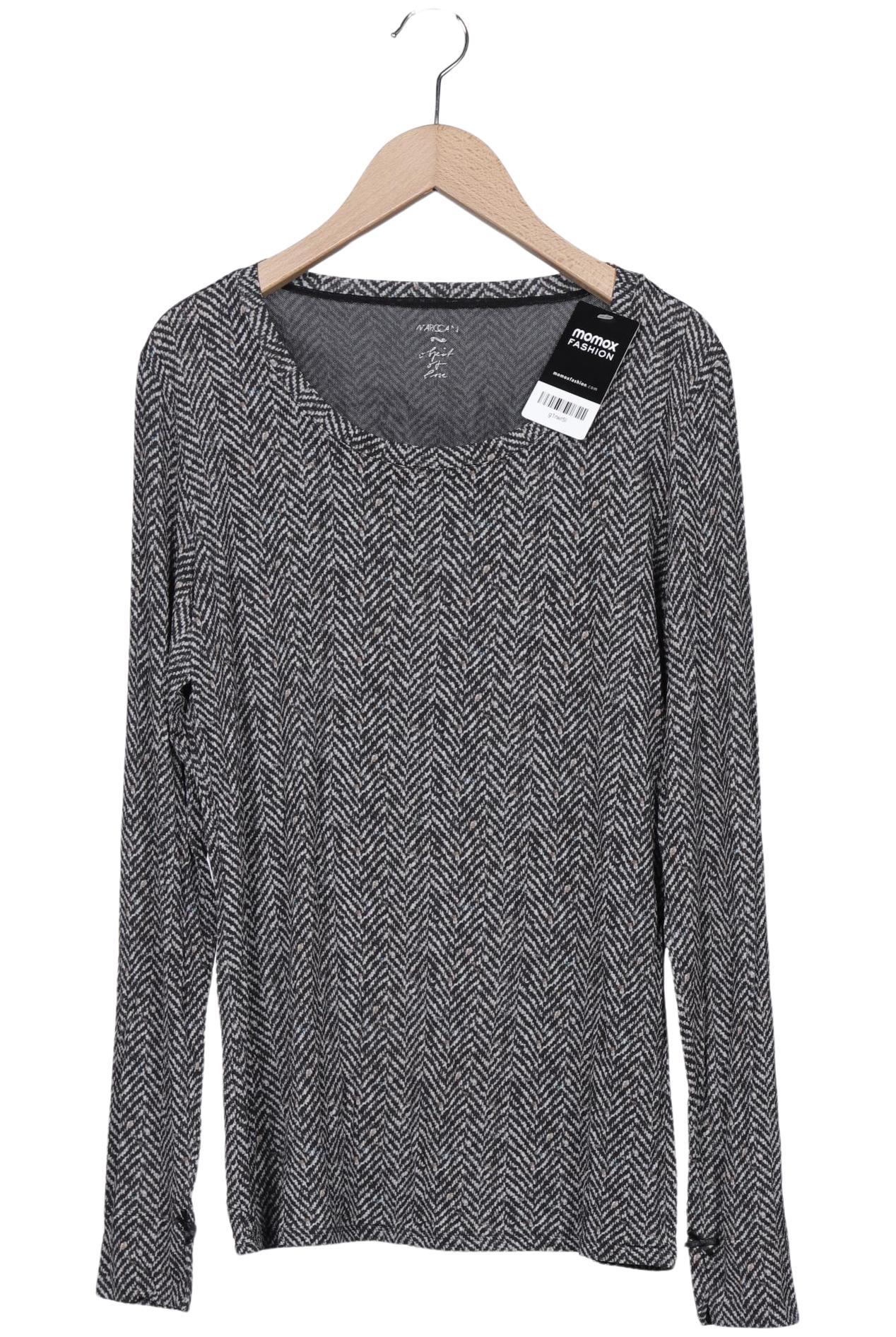 

Marc Cain Damen Langarmshirt, grau, Gr. 38