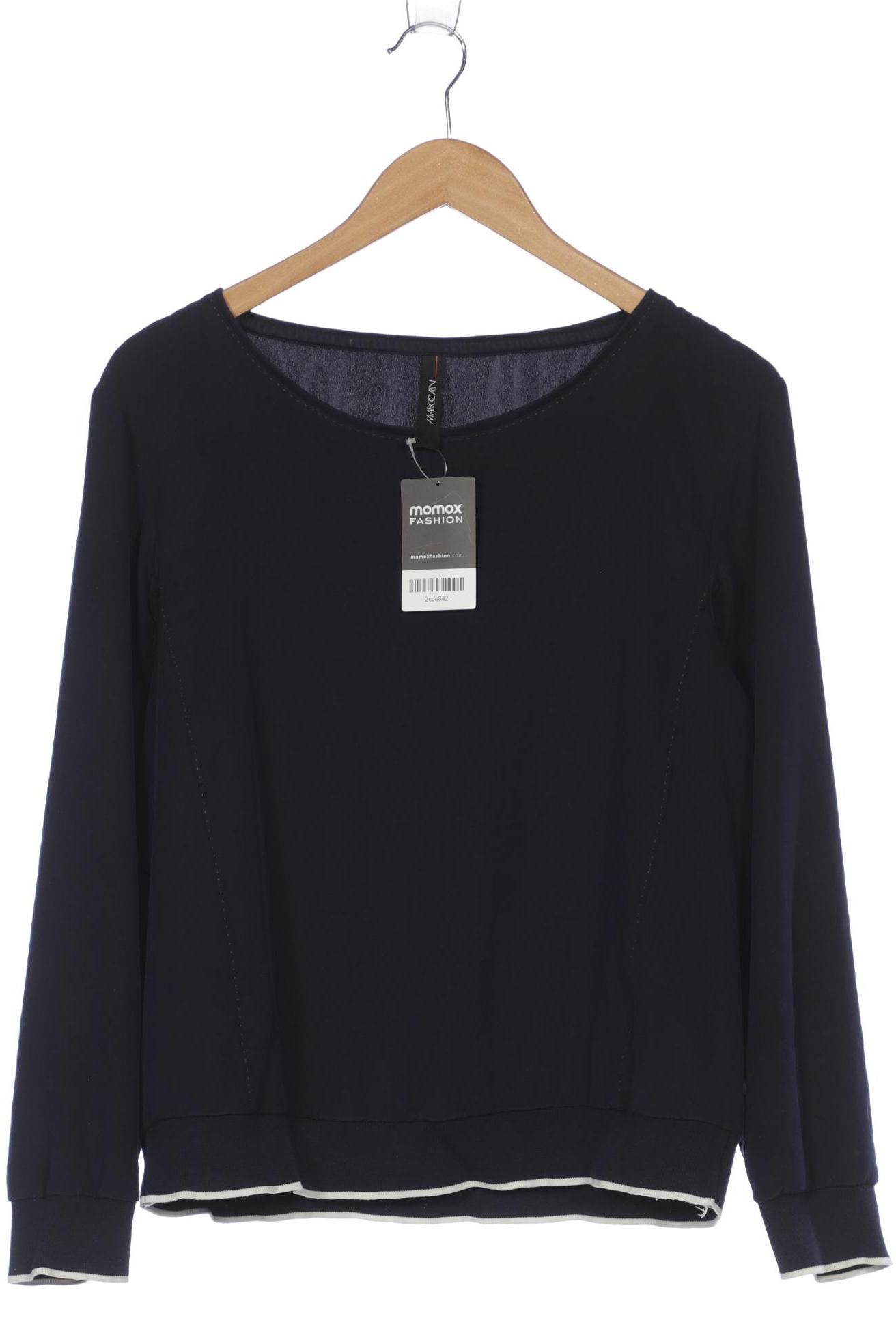 

Marc Cain Damen Langarmshirt, blau, Gr. 36