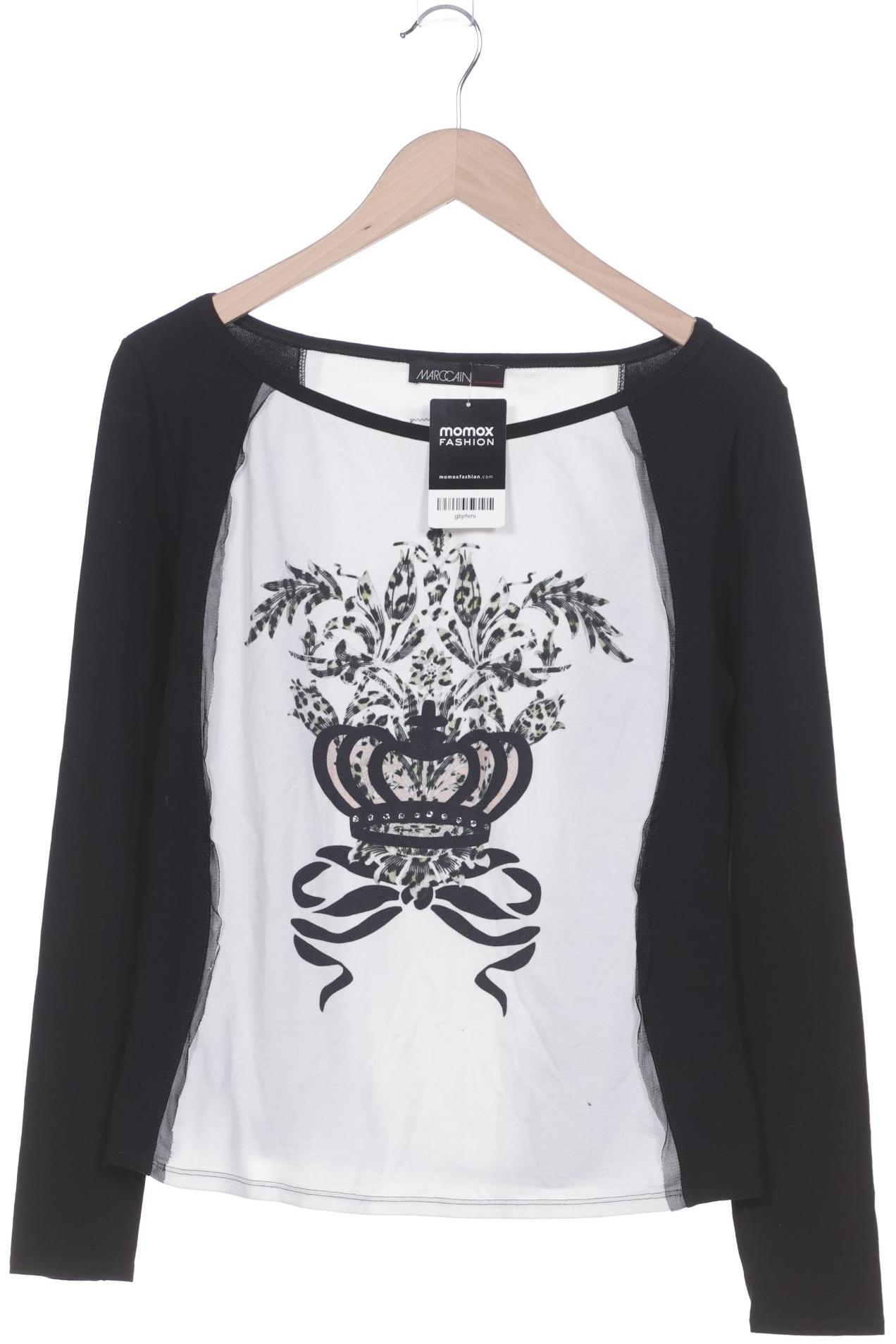 

Marc Cain Damen Langarmshirt, schwarz, Gr. 38
