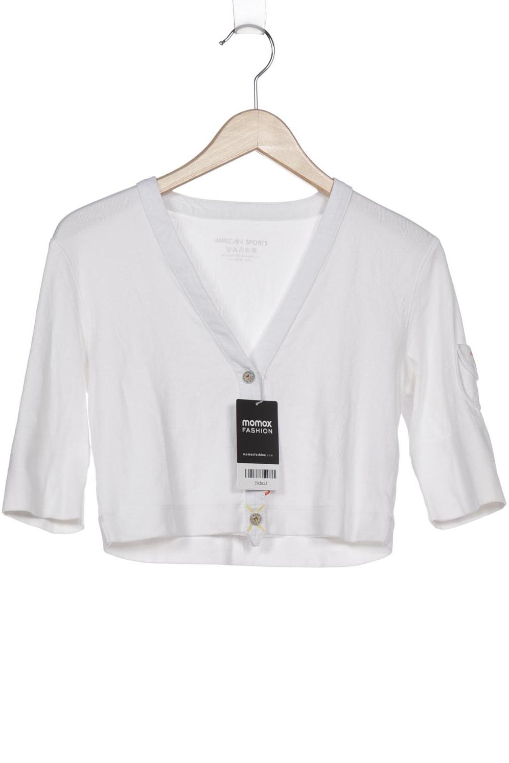 

Marc Cain Damen Strickjacke, weiß, Gr. 36