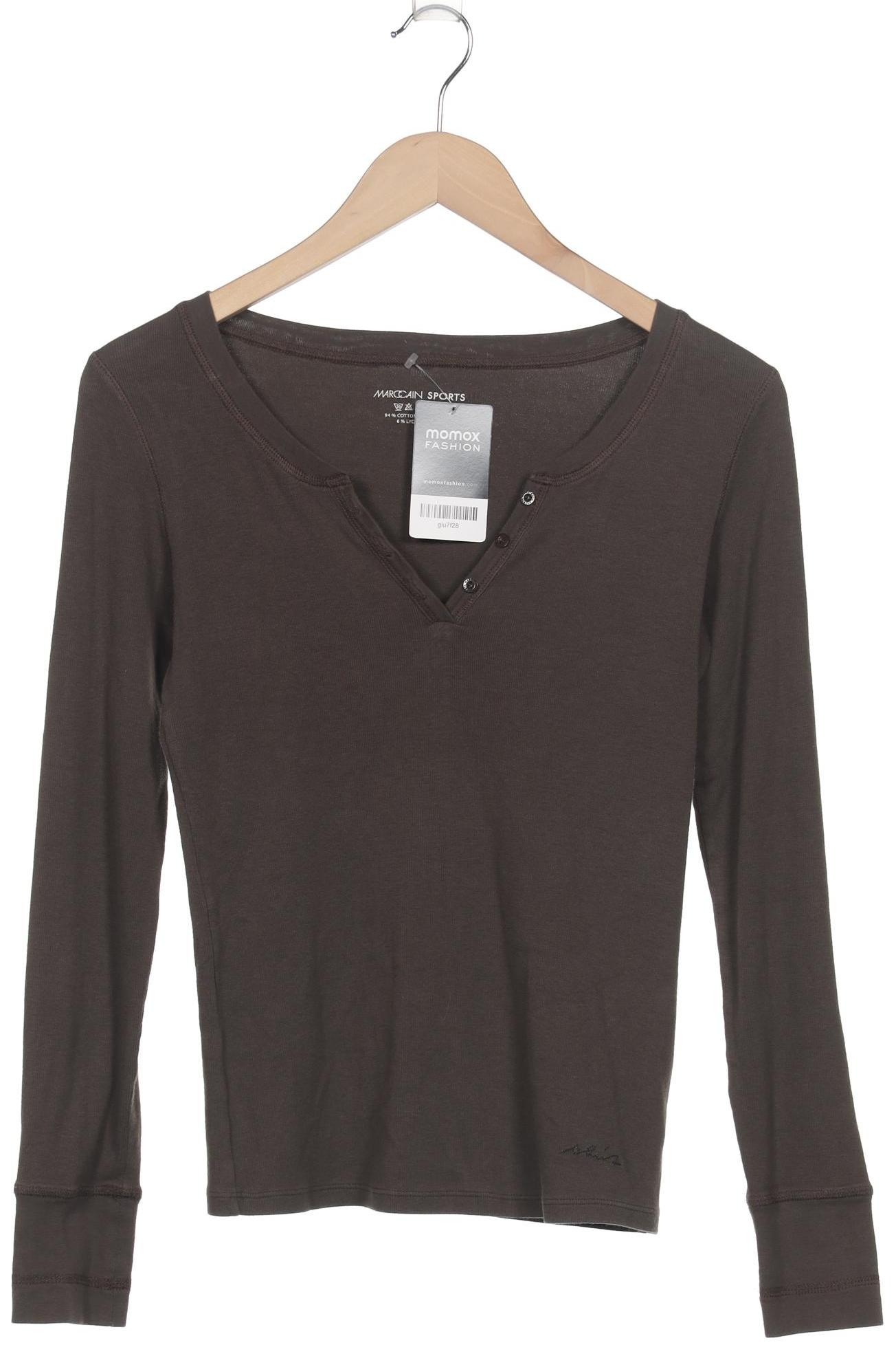 

Marc Cain Damen Langarmshirt, grau, Gr. 38