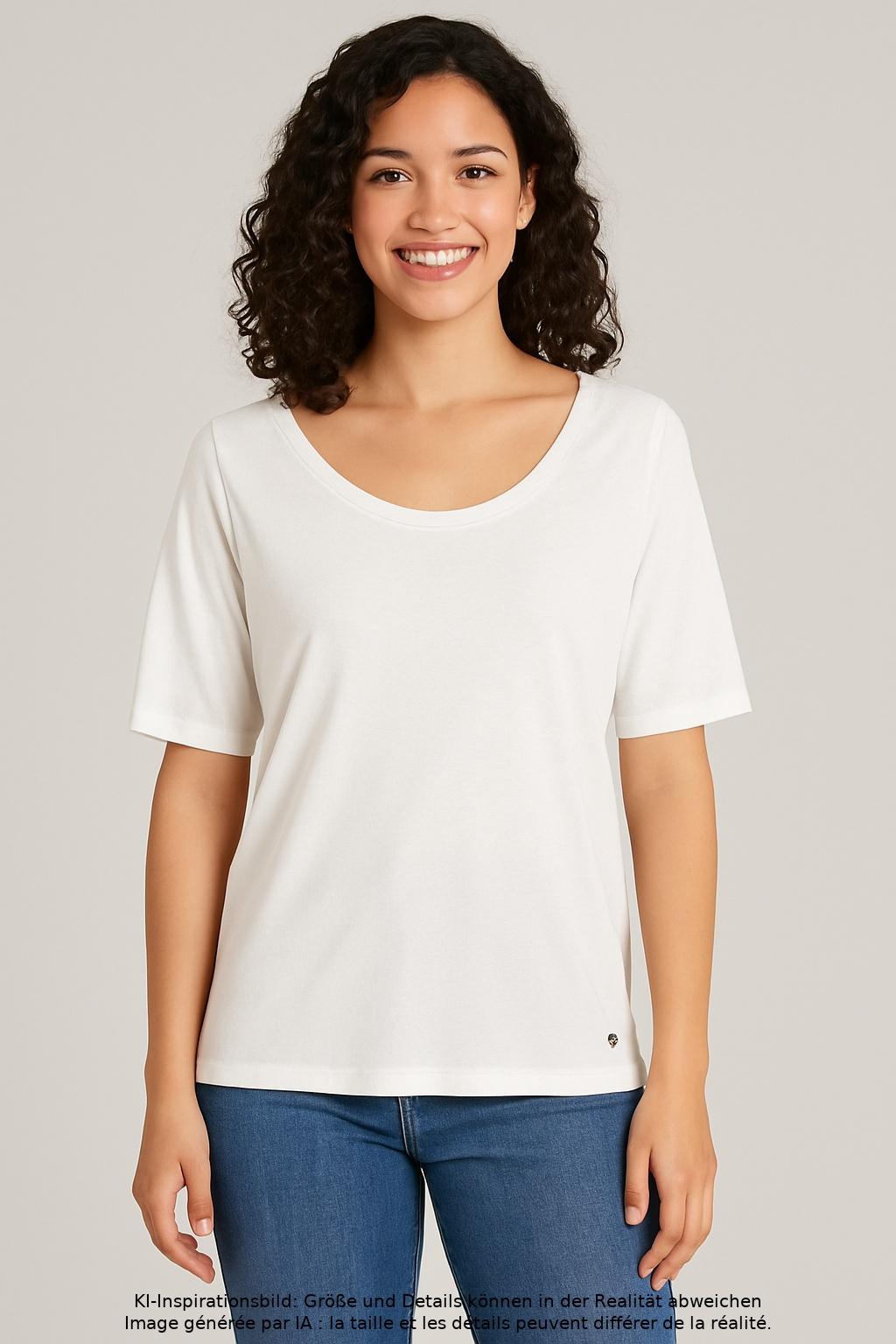 

Marc Cain Damen T-Shirt, weiß, Gr. 38