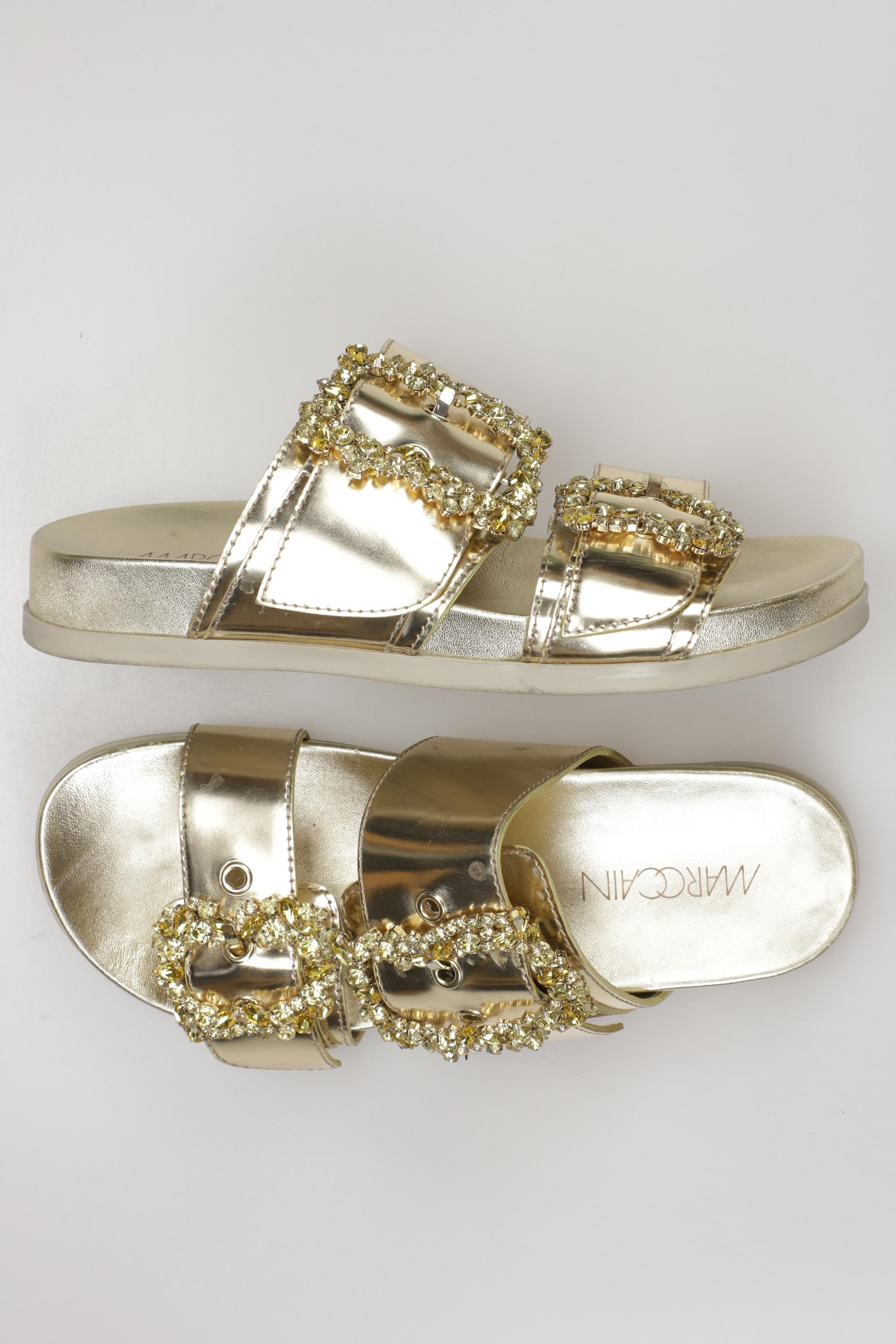 

Marc Cain Damen Sandale, gold, Gr. 38