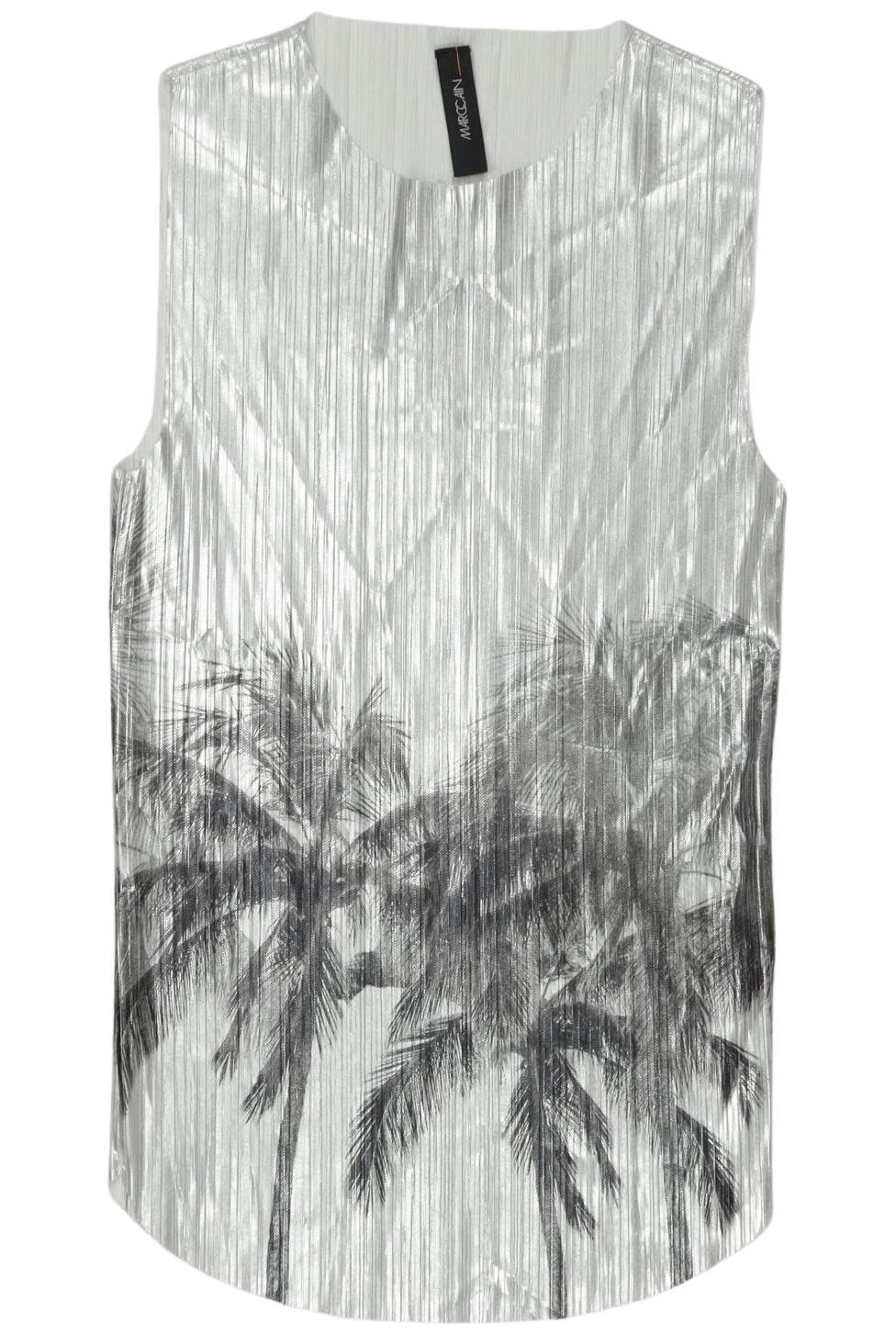 

Marc Cain Damen Top, silber, Gr. 36