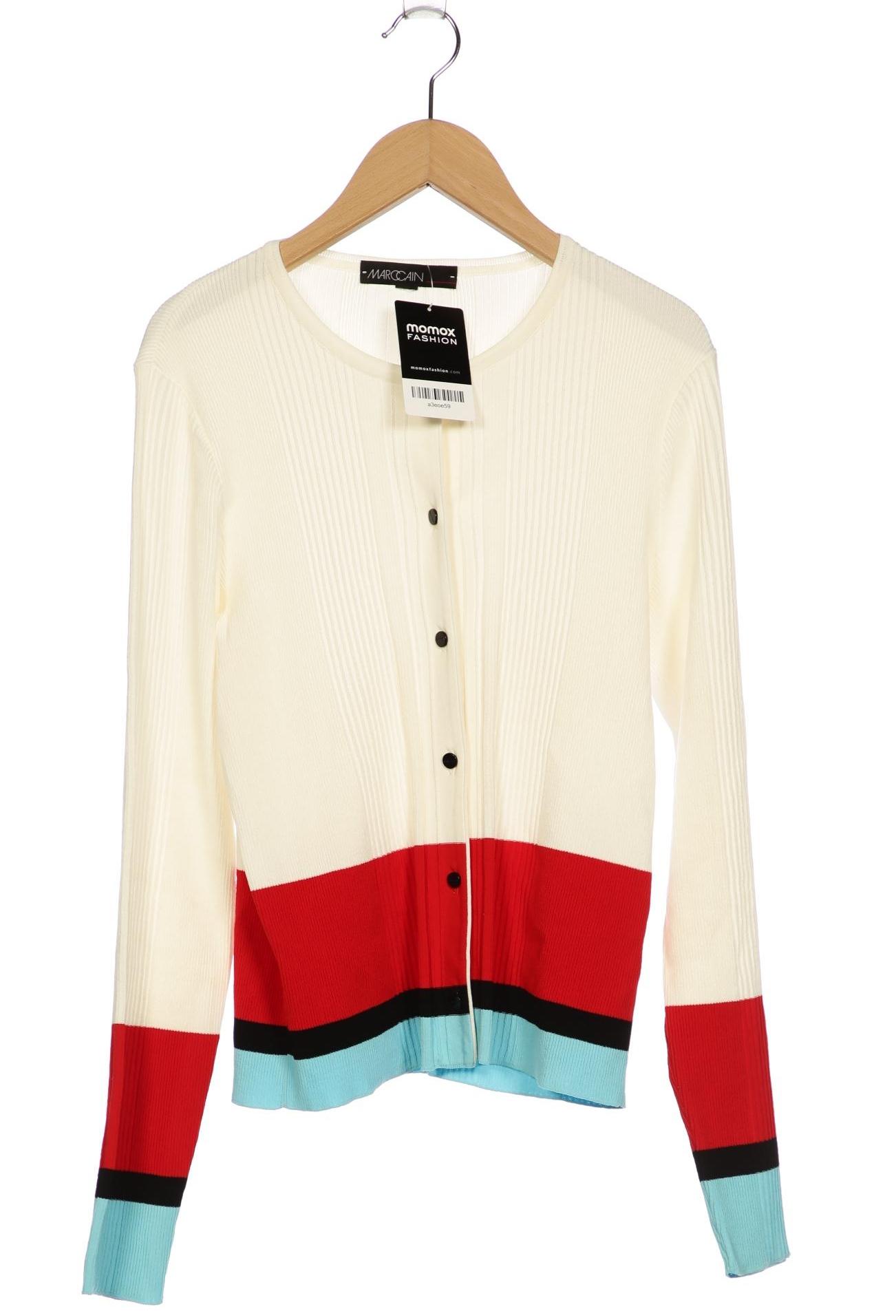 

Marc Cain Damen Strickjacke, weiß, Gr. 38