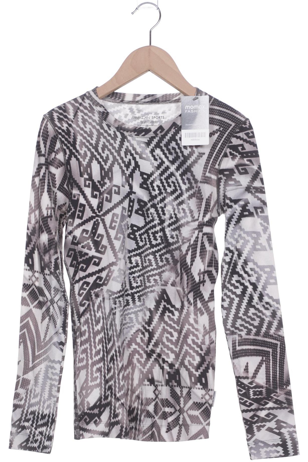 

Marc Cain Damen Langarmshirt, grau, Gr. 36