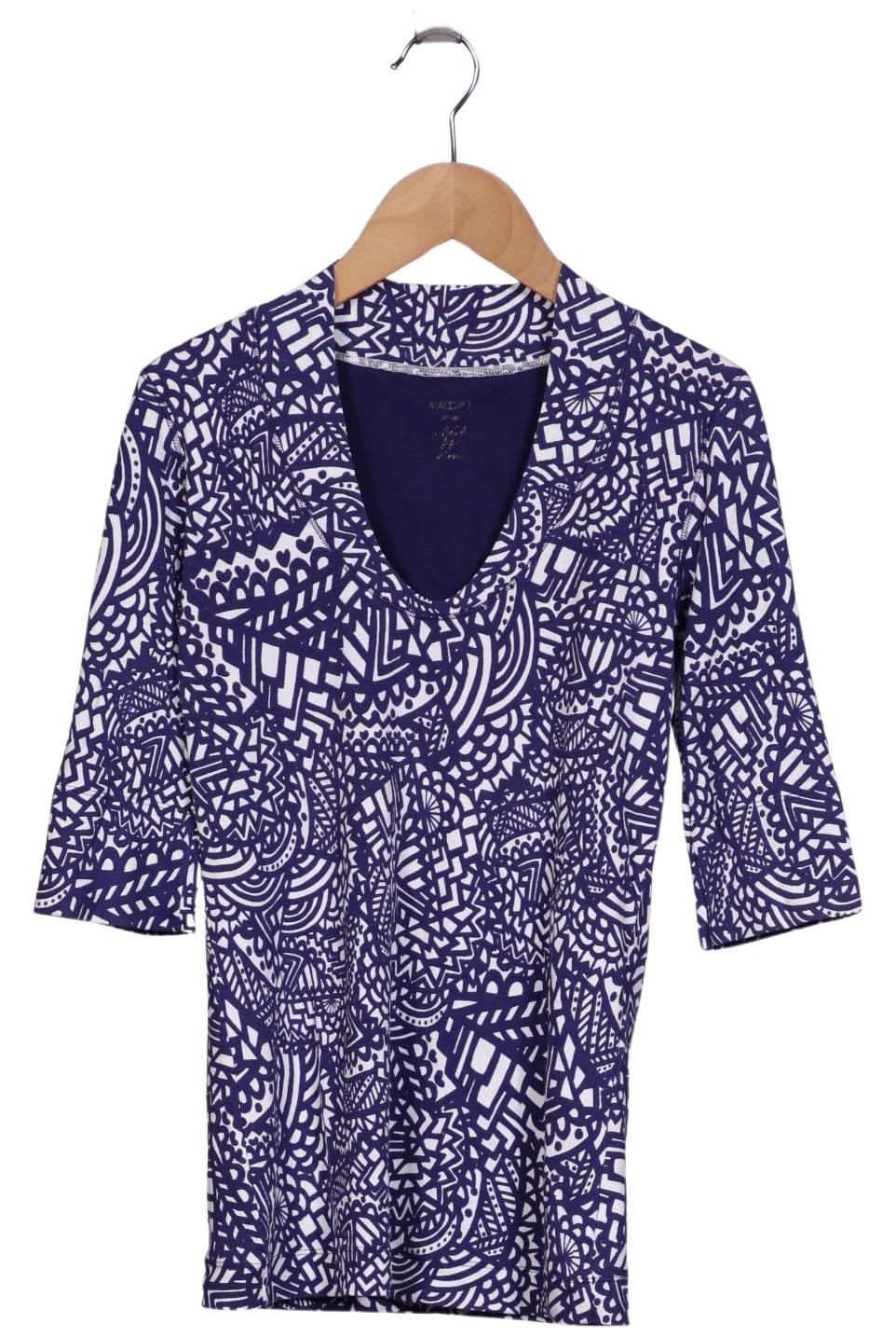 

Marc Cain Damen T-Shirt, blau, Gr. 38